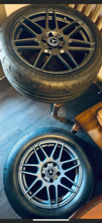 Wheels and Tires/Axles - 16" & 18" Drag Pack Wheel/Tire Setup for E550, CLS550, E55, C63 - Used - -1 to 2024  All Models - -1 to 2024  All Models - Atlanta, GA 30189, United States