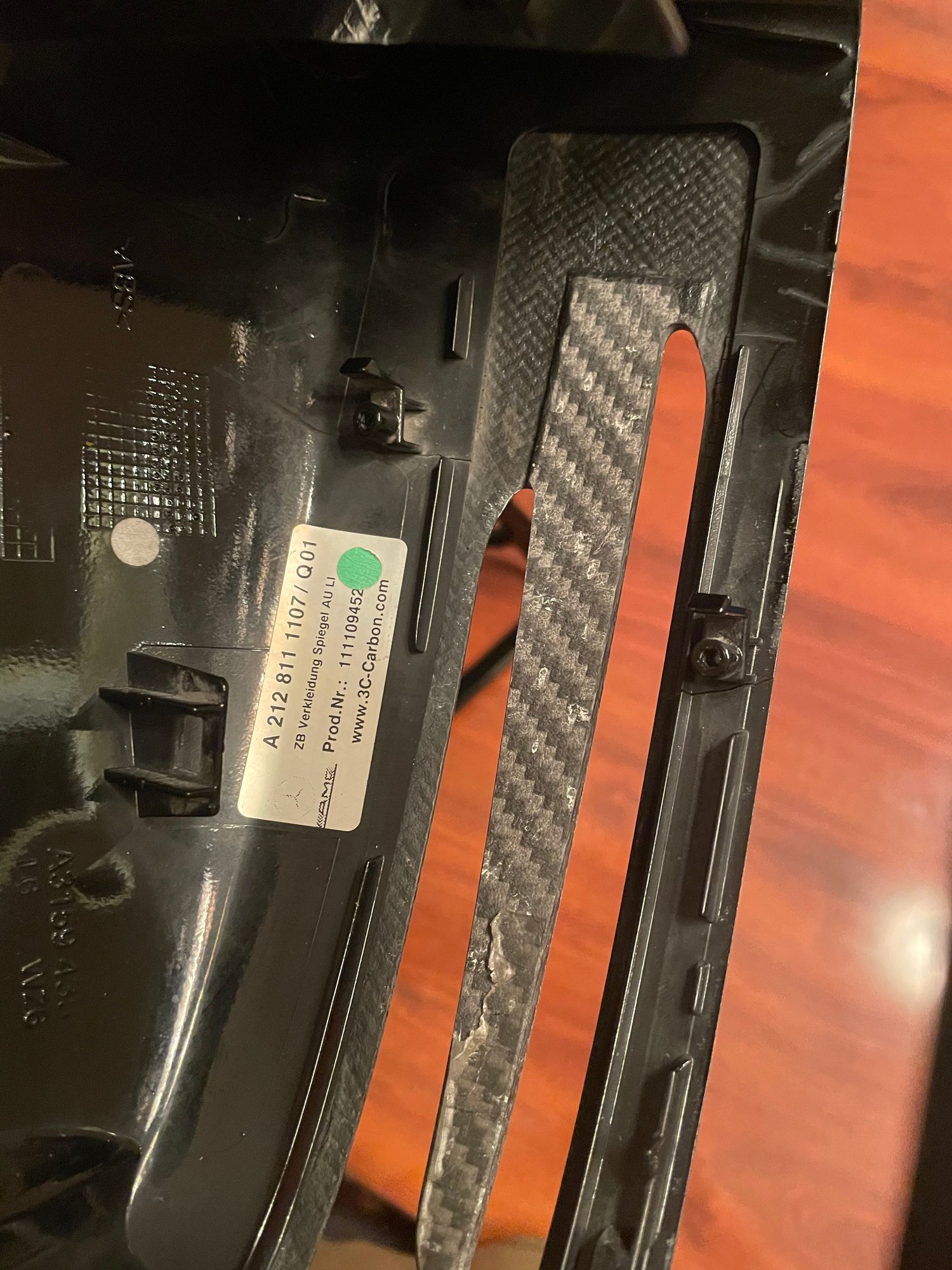 Exterior Body Parts - W212 OEM Carbon Fiber Side Mirror Covers - Used - 2011 to 2013 Mercedes-Benz E63 AMG - Cincinnati, OH 45040, United States