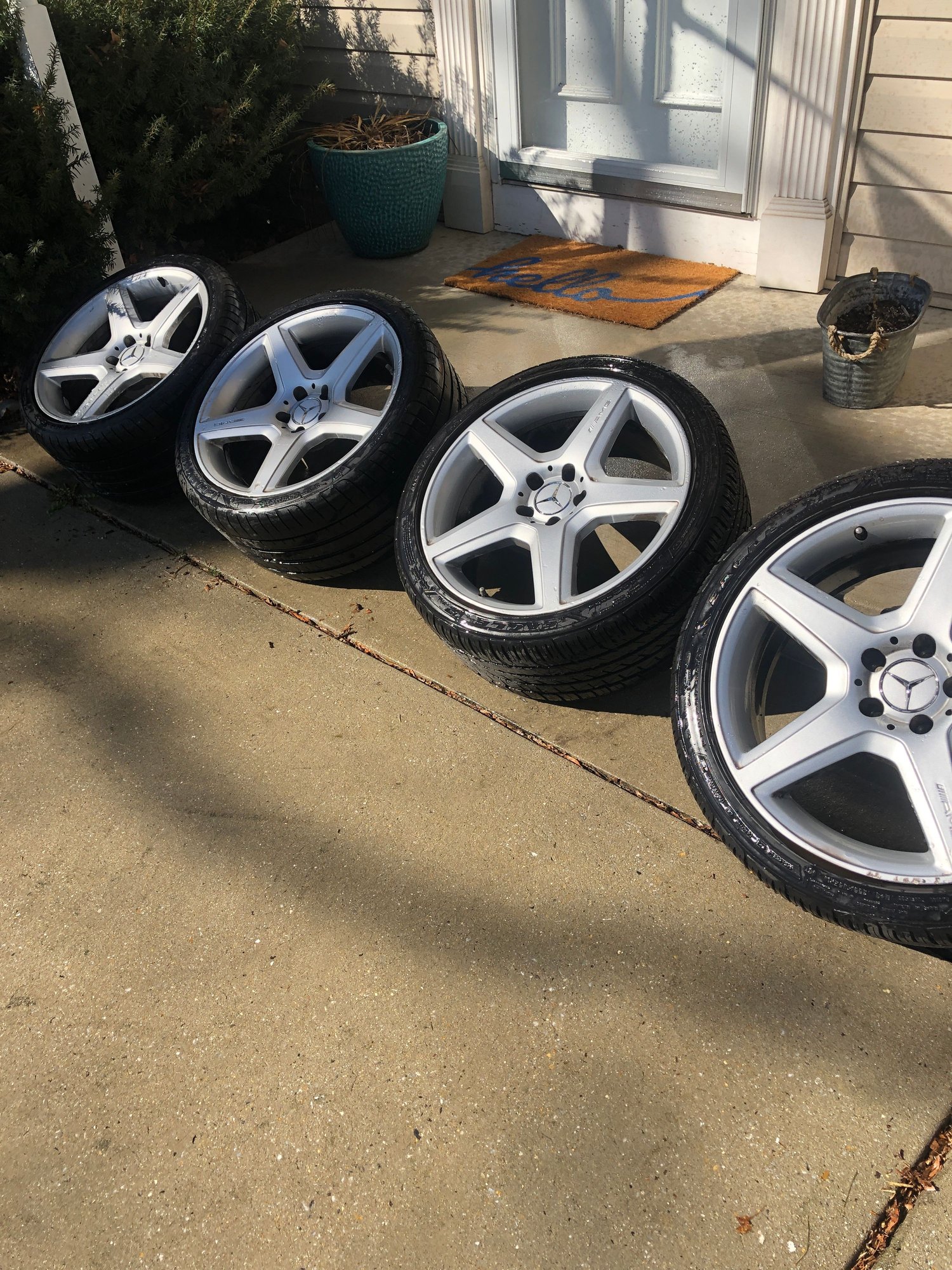 Wheels and Tires/Axles - 19" SL55 AMG rims tires W/TPMS-Maryland - Used - Columbia, MD 21045, United States
