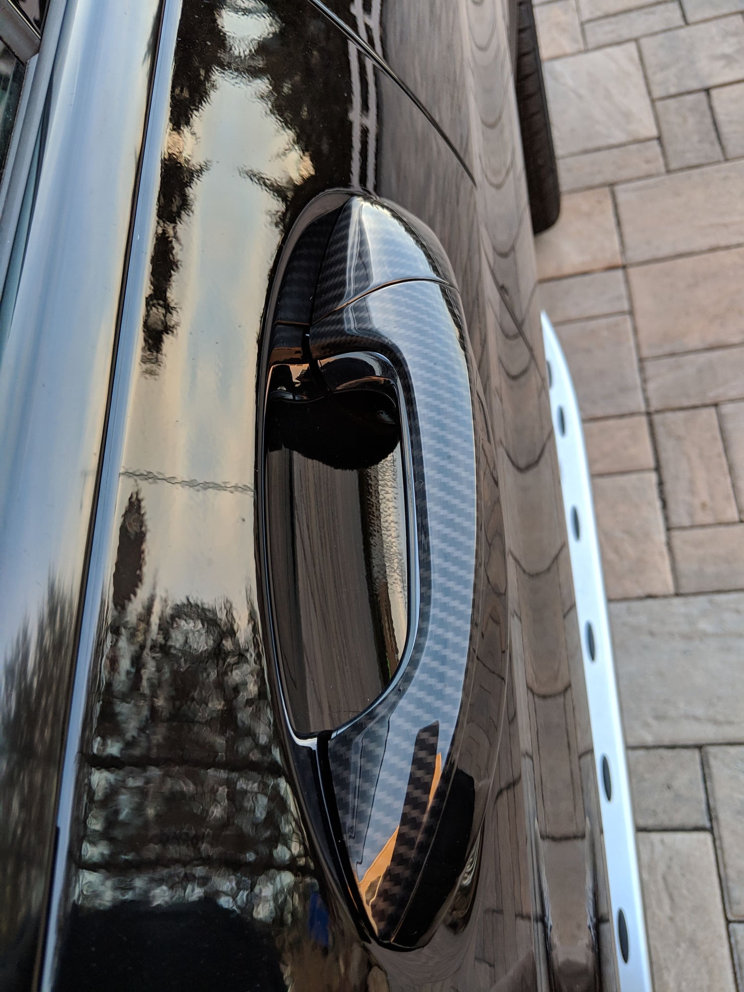 cheap and quick fix for ugly chrome door handles -  Forums
