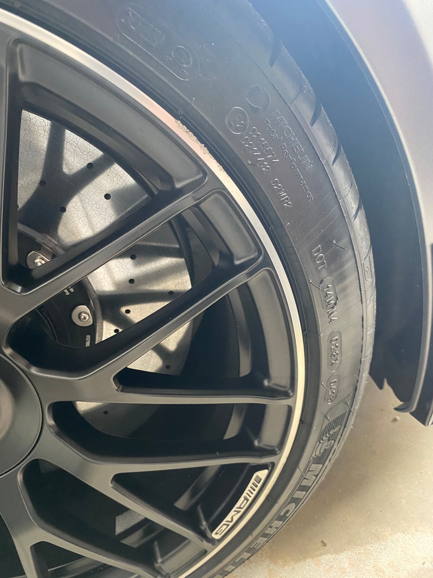 Wheels and Tires/Axles - 2019 C63s Coupe AMG cross spoke black 19/20 wheels - Used - 2019 to 2023 Mercedes-Benz C63 AMG S - Virginia Beach, VA 23456, United States