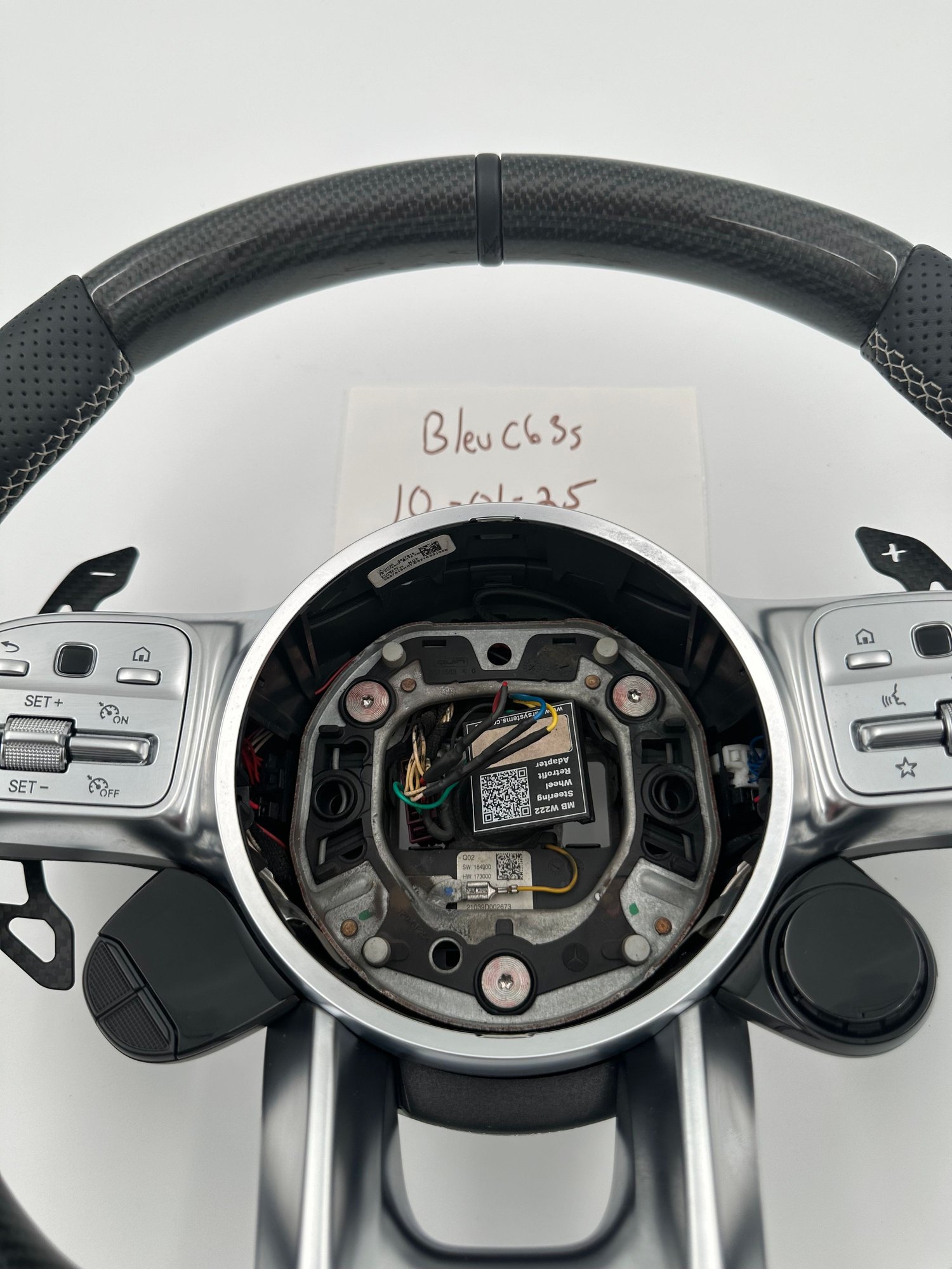 Interior/Upholstery - Mercedes AMG Facelift OEM Carbon Steering Wheel - Used - 2015 to 2022 Mercedes-Benz All Models - Dallas, TX 75088, United States