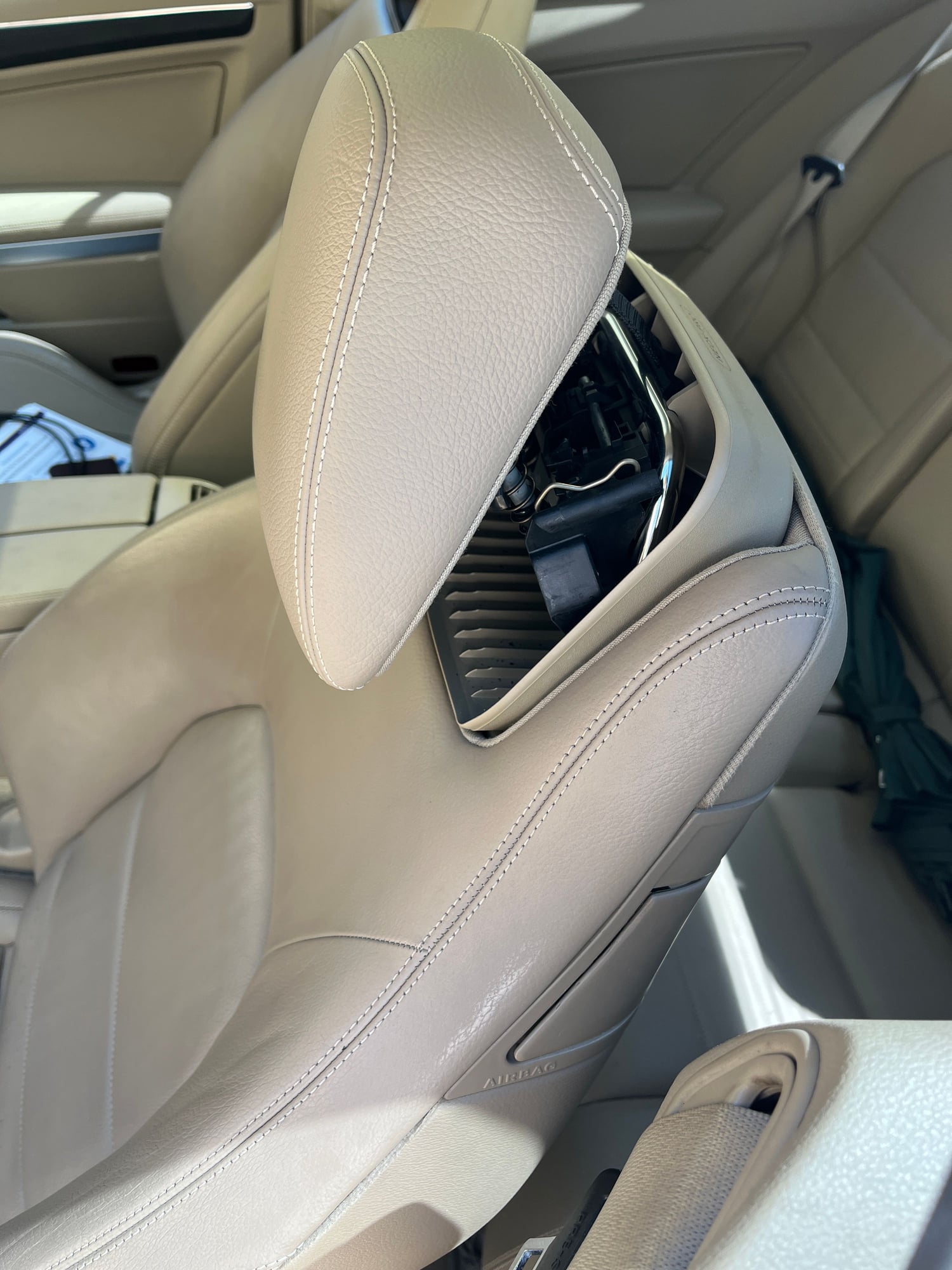 Interior/Upholstery - 2011 Coupe driver side headrest Beige - New or Used - 2011 to 2012 Mercedes-Benz E350 - Spring Hill, FL 34606, United States