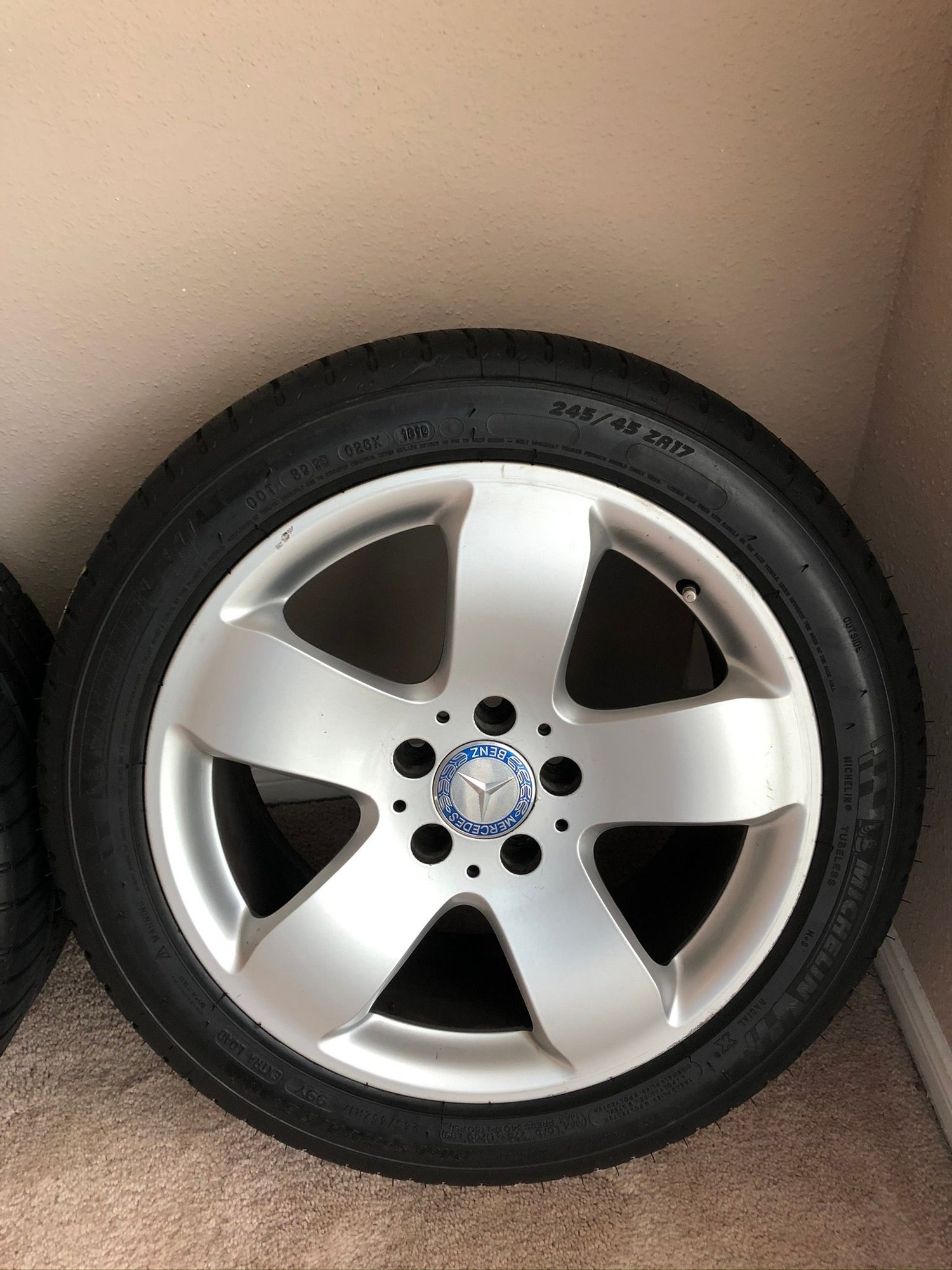 Wheels and Tires/Axles - W211 17" sport pkg wheels & almost new Michelin Pilot Sport A/S 3+ tires - Used - All Years Mercedes-Benz All Models - Jacksonville, FL 32216, United States