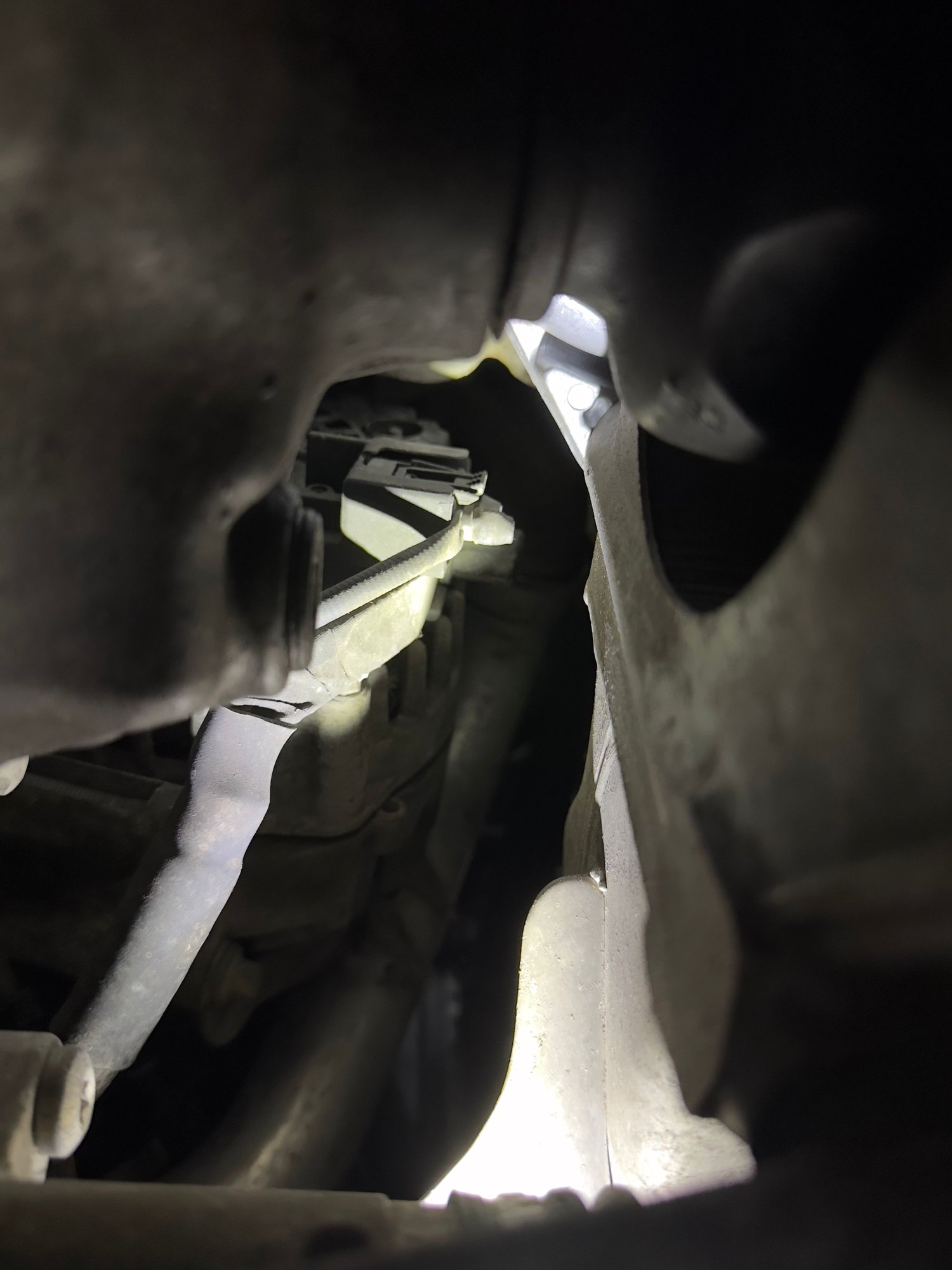 this is when you look at the bottom of the car next to passenger wheel