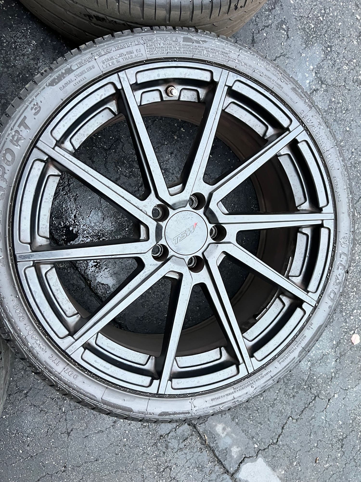 Wheels and Tires/Axles - 19in TSW Watkins (1 damaged wheel) - Used - 2008 to 2014 Mercedes-Benz C63 AMG - Salinas, CA 93908, United States