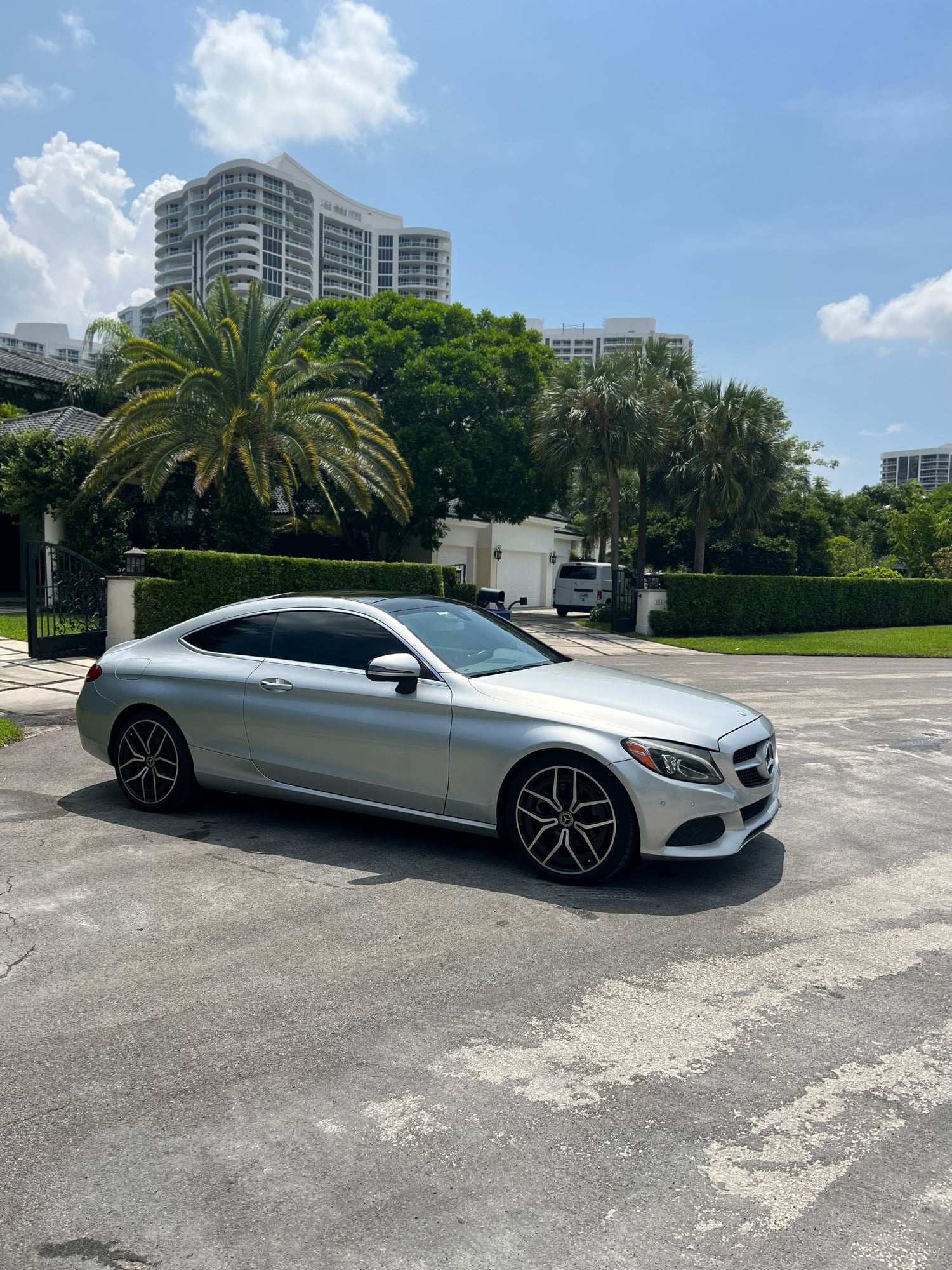2017 Mercedes-Benz C300 - 2017 C300 Coupe 4Matic In SoFLo - Used - VIN WDDWJ4KB4HF36444 - 40,586 Miles - 4 cyl - AWD - Automatic - Coupe - Silver - Hallandale Beach, FL 33009, United States