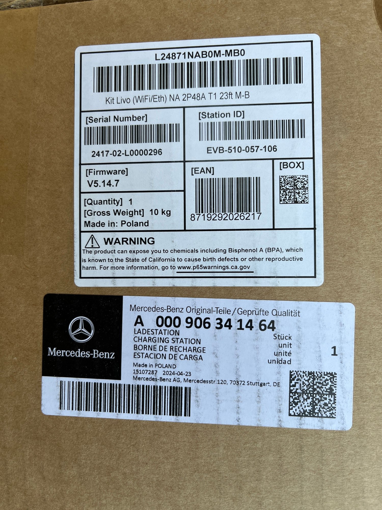 Accessories - FS: Mercedes Wallbox Part# A 000 906 34 14 64 - New - 0  All Models - Telford, PA 18969, United States