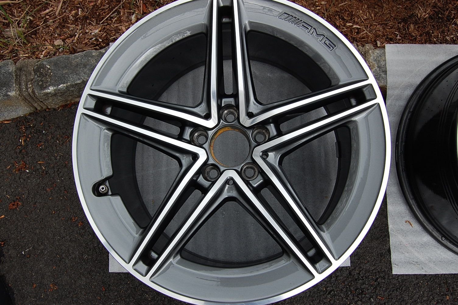Wheels and Tires/Axles - AMG C63/s Coupe/Cabrio 19" OEM twin spoke rims 9x19, 10.5x19 - Used - 2017 to 2021 Mercedes-Benz C63 AMG S - 2017 to 2021 Mercedes-Benz C63 AMG - Morristown, NJ 07960, United States