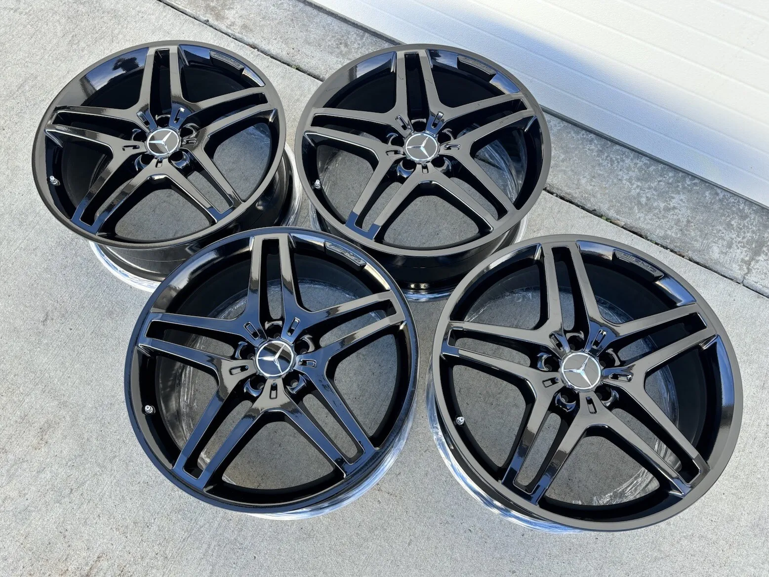 Wheels and Tires/Axles - 21 INCH AMG WHEELS-LIKE NEW BLACK POWDER COATED - Used - -1 to 2025  All Models - St Petersburg, FL 33701, United States
