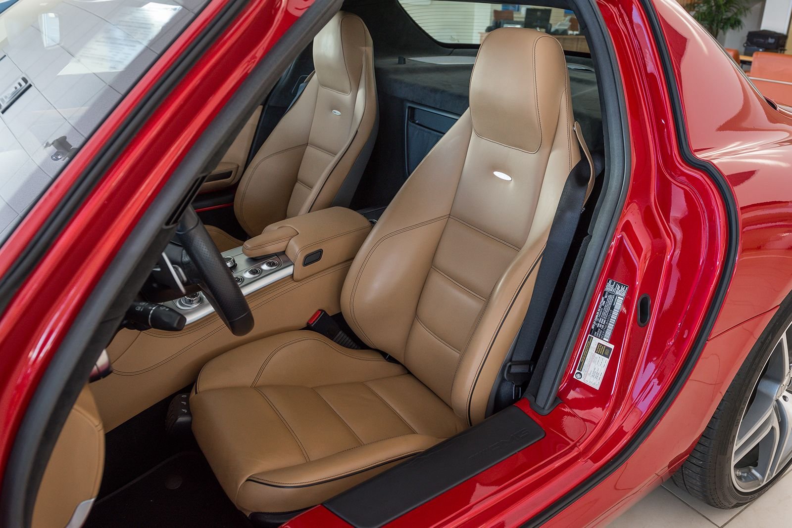 2011 Mercedes-Benz SLS AMG - SLS AMG Gullwing Coupe - Perfectly Maintained Le Mans Red & Sand Interior - Used - VIN WDDRJ7HA3BA005612 - 6,600 Miles - 8 cyl - 2WD - Automatic - Coupe - Red - Long Island, NY 11040, United States