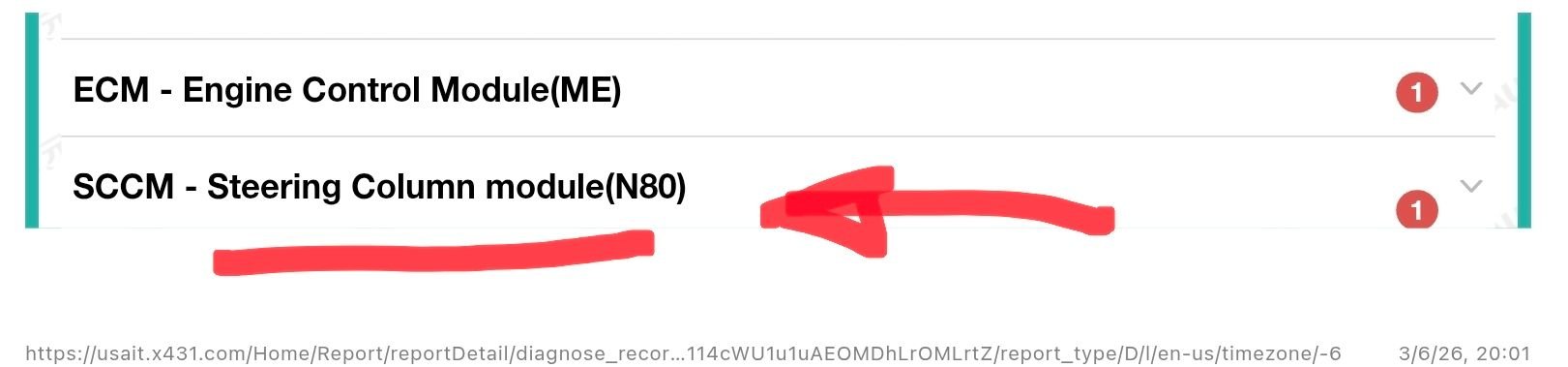 This is the steering column gear selector stolk 