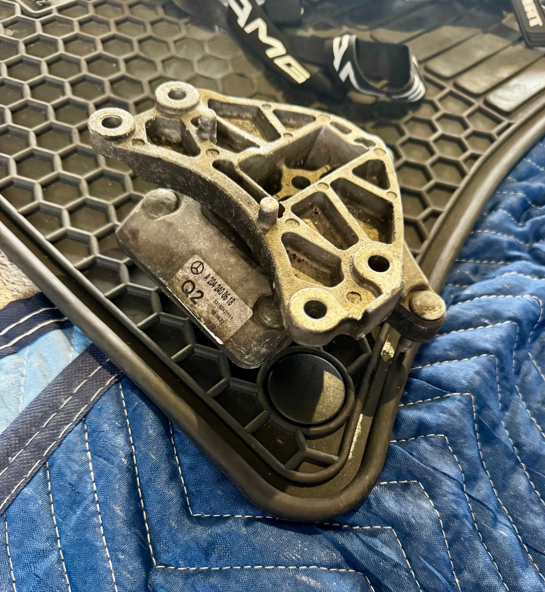 Might as well replace the transmission mount while I�m at it.