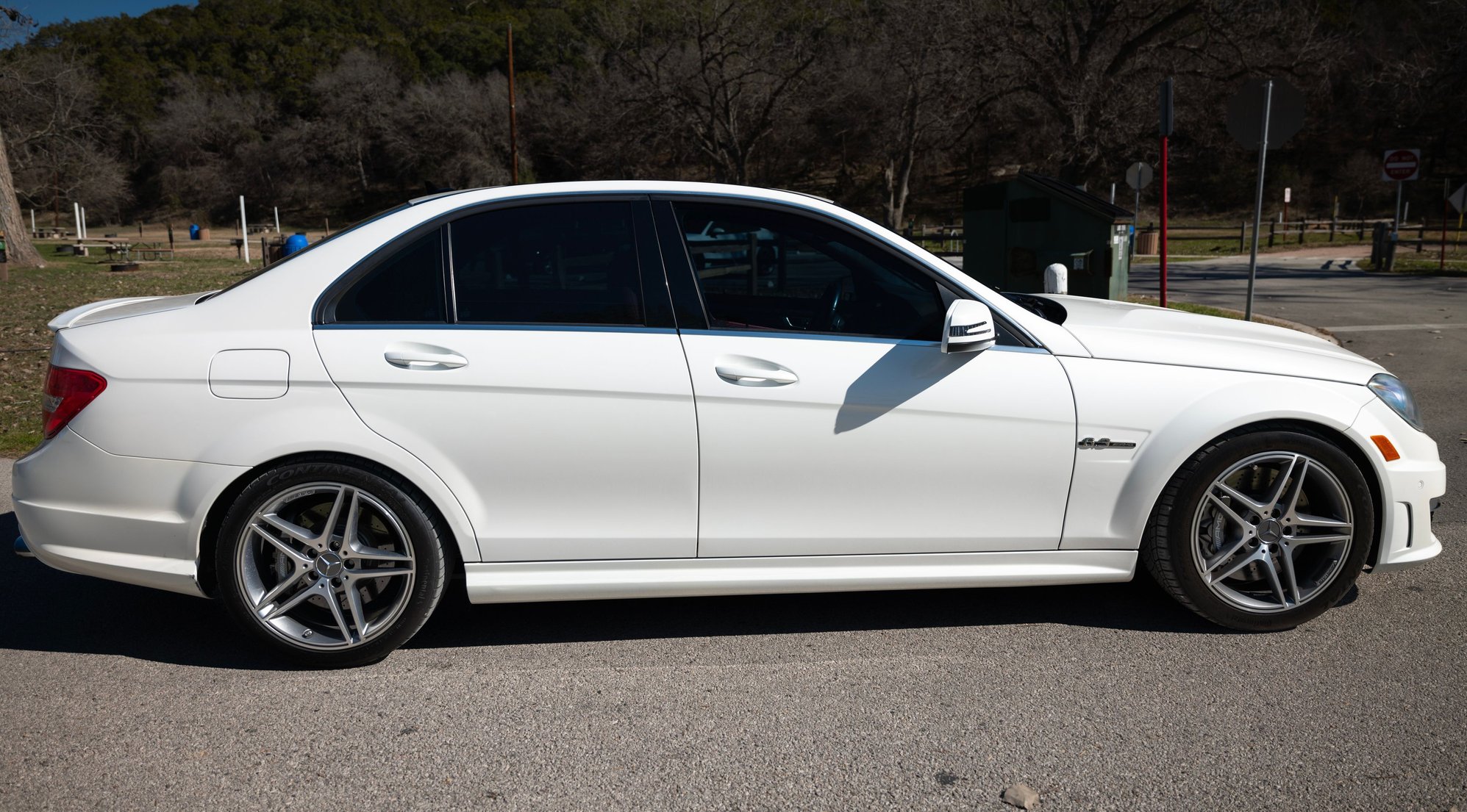 2012 Mercedes-Benz C63 AMG - 2012 C63 AMG - Used - VIN WDDGF7HB3CA687099 - 119,500 Miles - 8 cyl - 2WD - Automatic - Sedan - White - Austin, TX 78735, United States