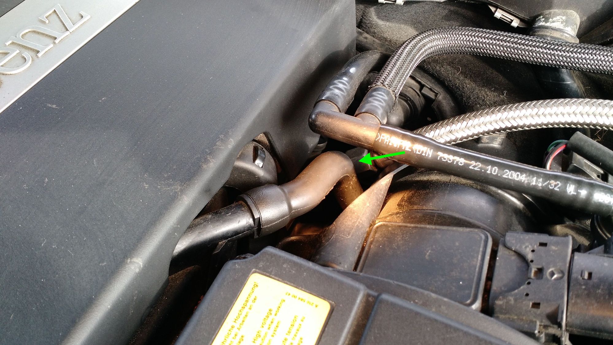 mercedes slk kompressor engine vibration problem