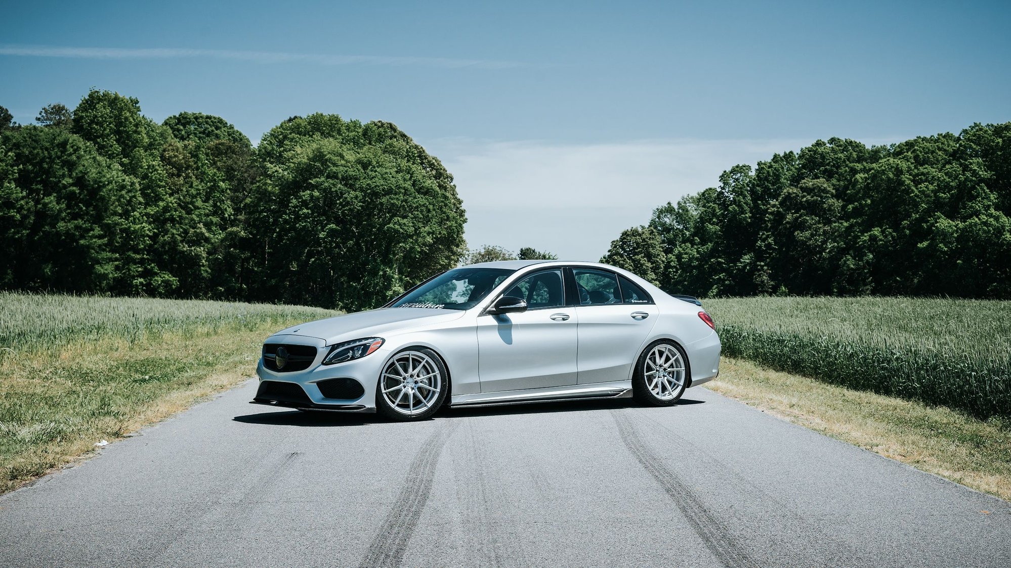 Exterior Body Parts - W205 Carbon Sideskirts and Carbon Lip - Used - 2015 to 2018 Mercedes-Benz C300 - Charlotte, NC 28203, United States