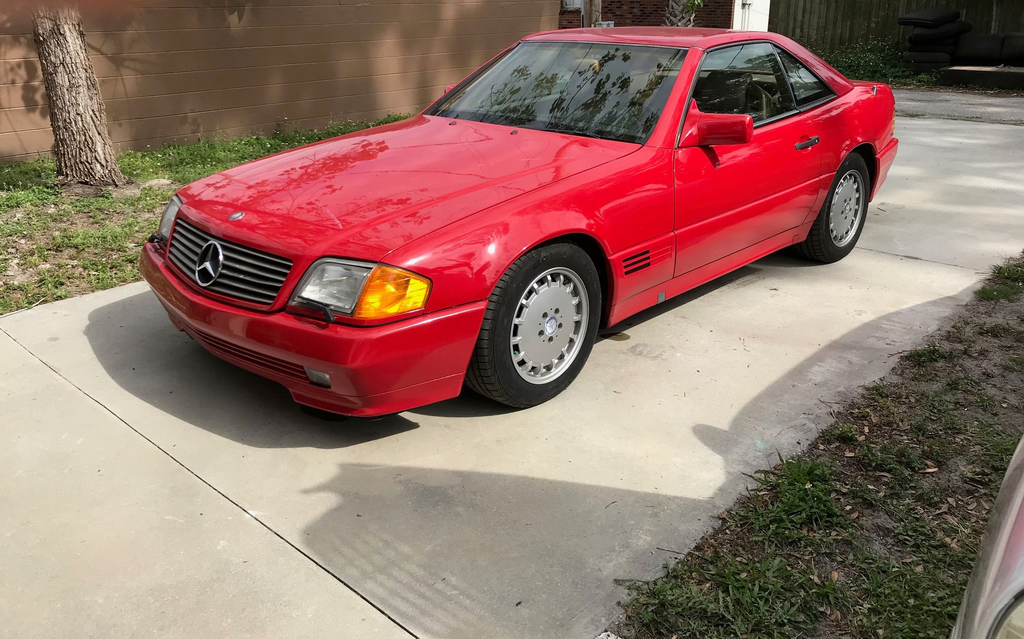 1991 Mercedes-Benz 500SL - 1991 500SL 71000 Miles Florida Car No Reserve eBay Auction Selling Cheap - Used - VIN WDBFA66E7MF027730 - St Petersburg, FL 33701, United States