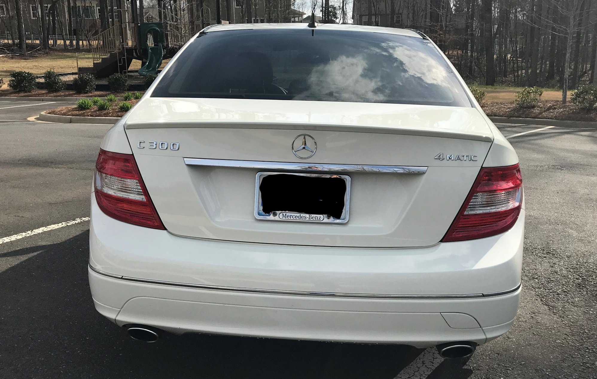 2009 Mercedes-Benz C300 - Beautiful, well-maintained 2009 Mercedes C300 4MATIC Luxury - Used - VIN WDDGF81X39R084062 - 97,765 Miles - 6 cyl - AWD - Automatic - Sedan - White - Charlotte (and Vicinity), NC 28277, United States