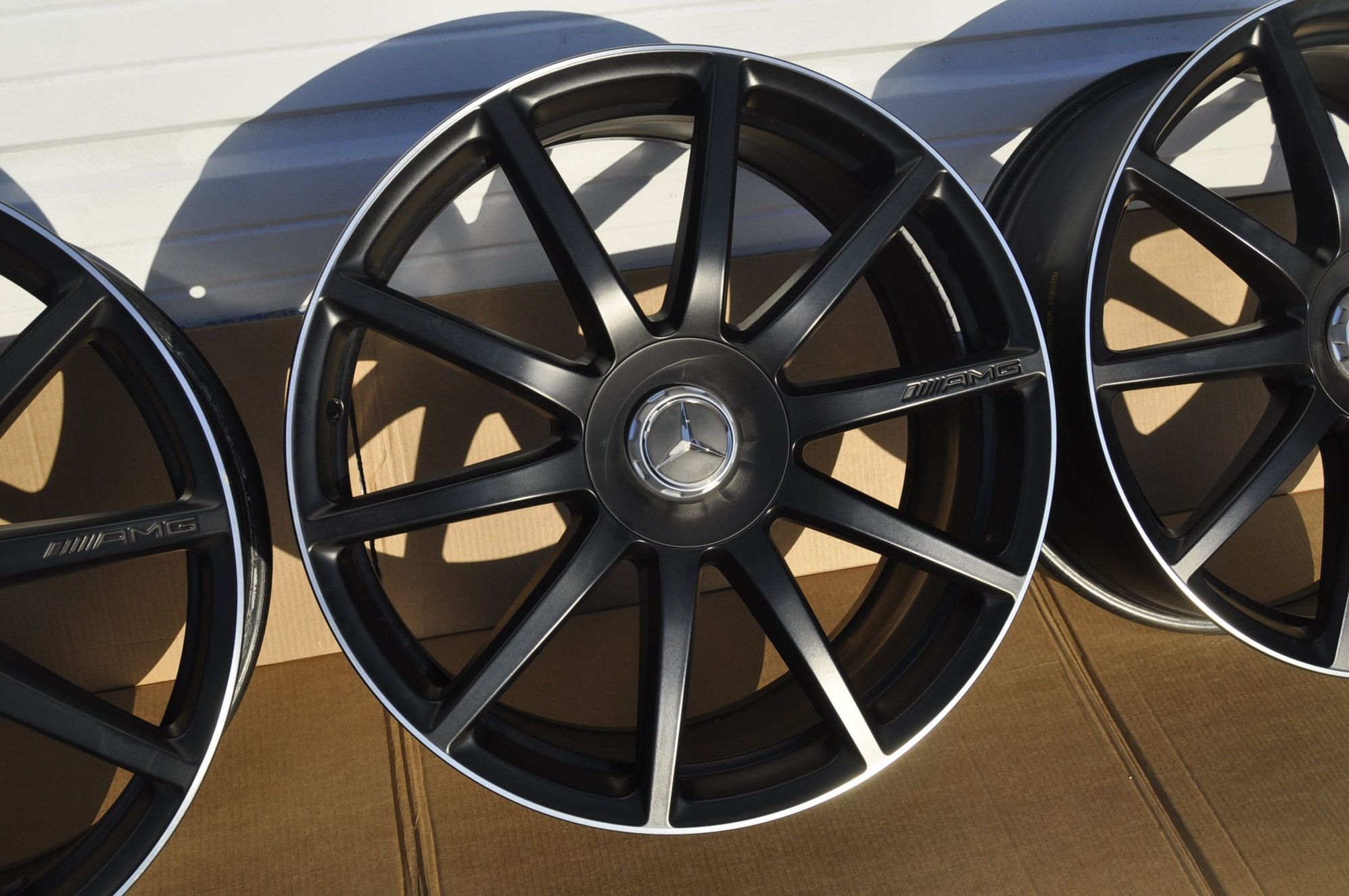 Wheels and Tires/Axles - Black S63 AMG 10 Spoke forged wheels, 20x9.5 20x8.5 - Used - 2013 to 2020 Mercedes-Benz S63 AMG - 2013 to 2020 Mercedes-Benz S600 - Plano, TX 75093, United States