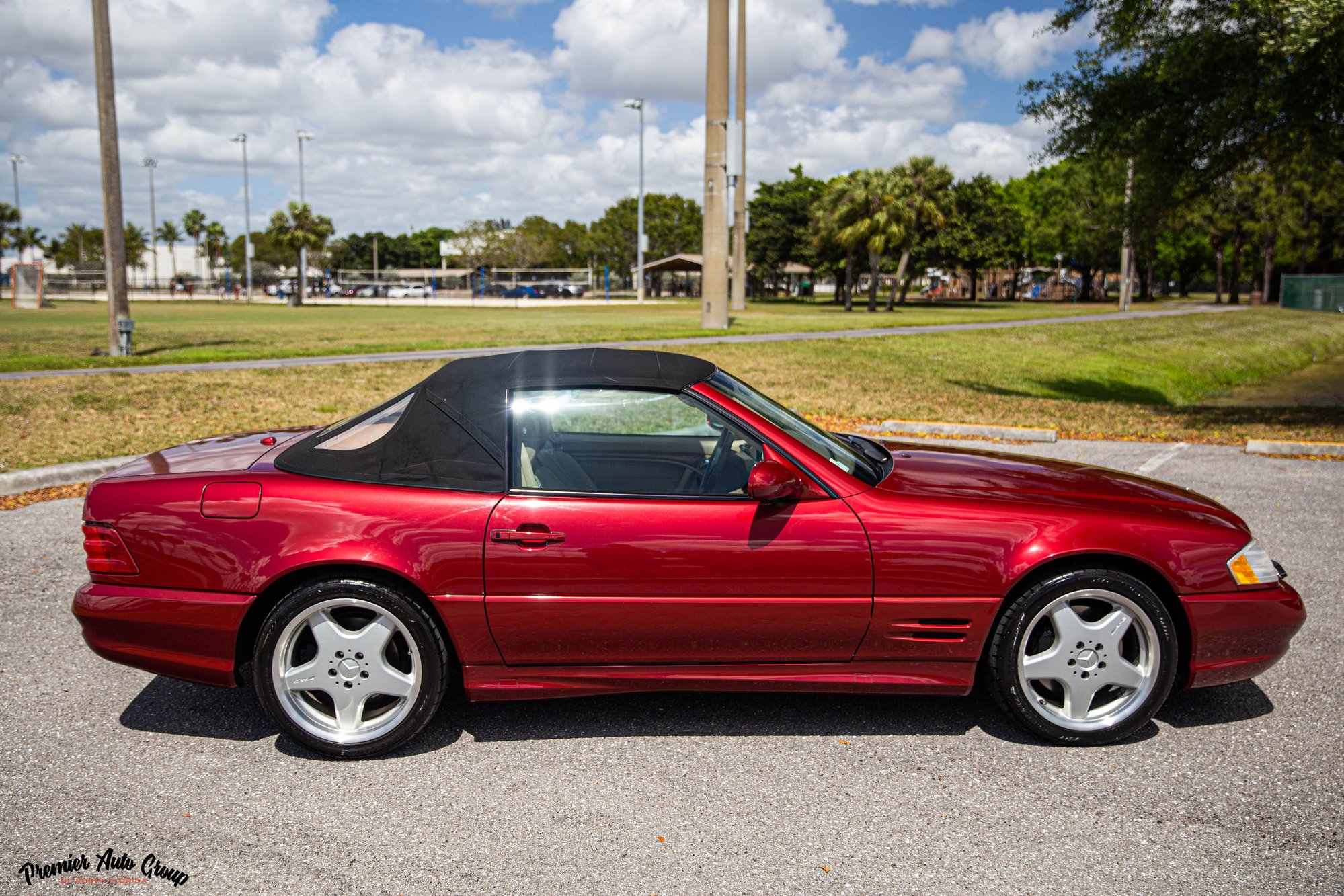 2001 Mercedes-Benz SL500 - 2001 MERCEDES BENZ SL500 SPORT - Used - VIN WDBFA68F41F196024 - 29,650 Miles - 8 cyl - 2WD - Automatic - Convertible - Red - West Palm Beach, FL 33414, United States