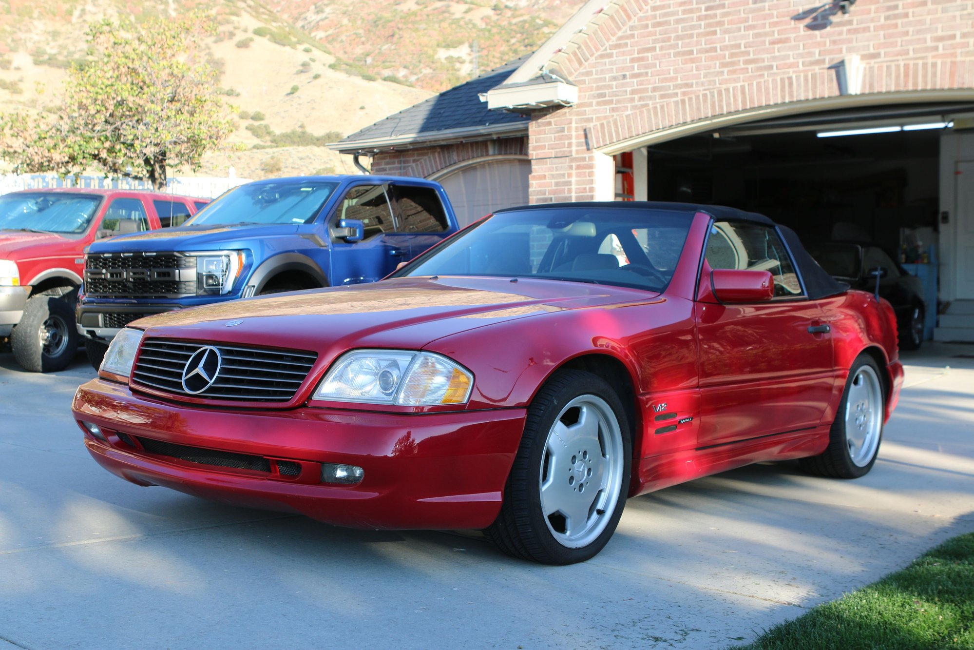 1997 Mercedes-Benz SL600 - 1997 SL600 with Panoramic roof - Used - VIN WDBFA76F6VF143565 - 44,235 Miles - 12 cyl - 2WD - Automatic - Convertible - Red - North Ogden, UT 84414, United States