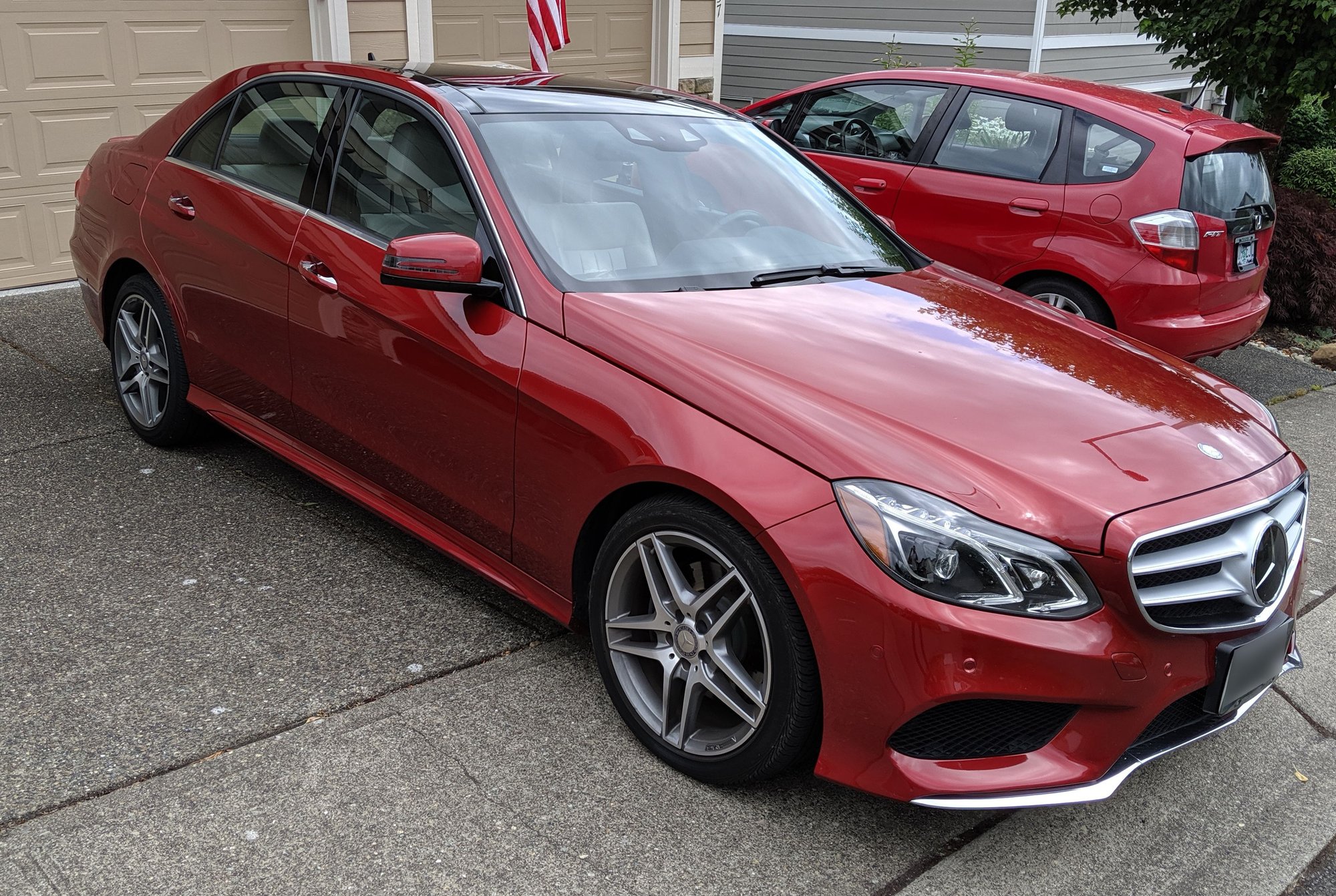 Beautiful! Red Mercedes E400 4MATIC Forums
