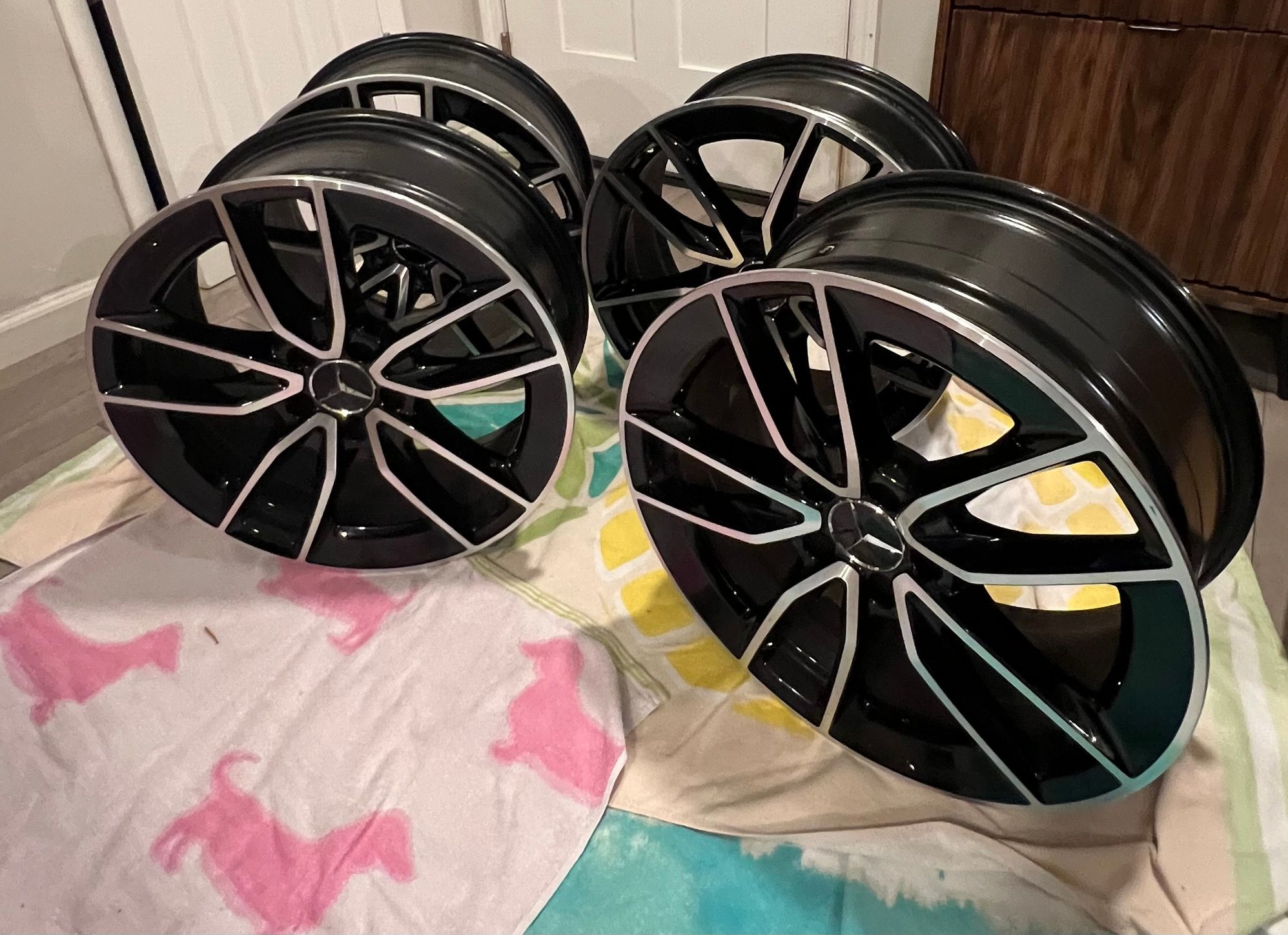 Wheels and Tires/Axles - Mercedes Benz AMG C43 19” wheels set of 4 OEM - Used - -1 to 2027  All Models - Savannah, GA 31410, United States