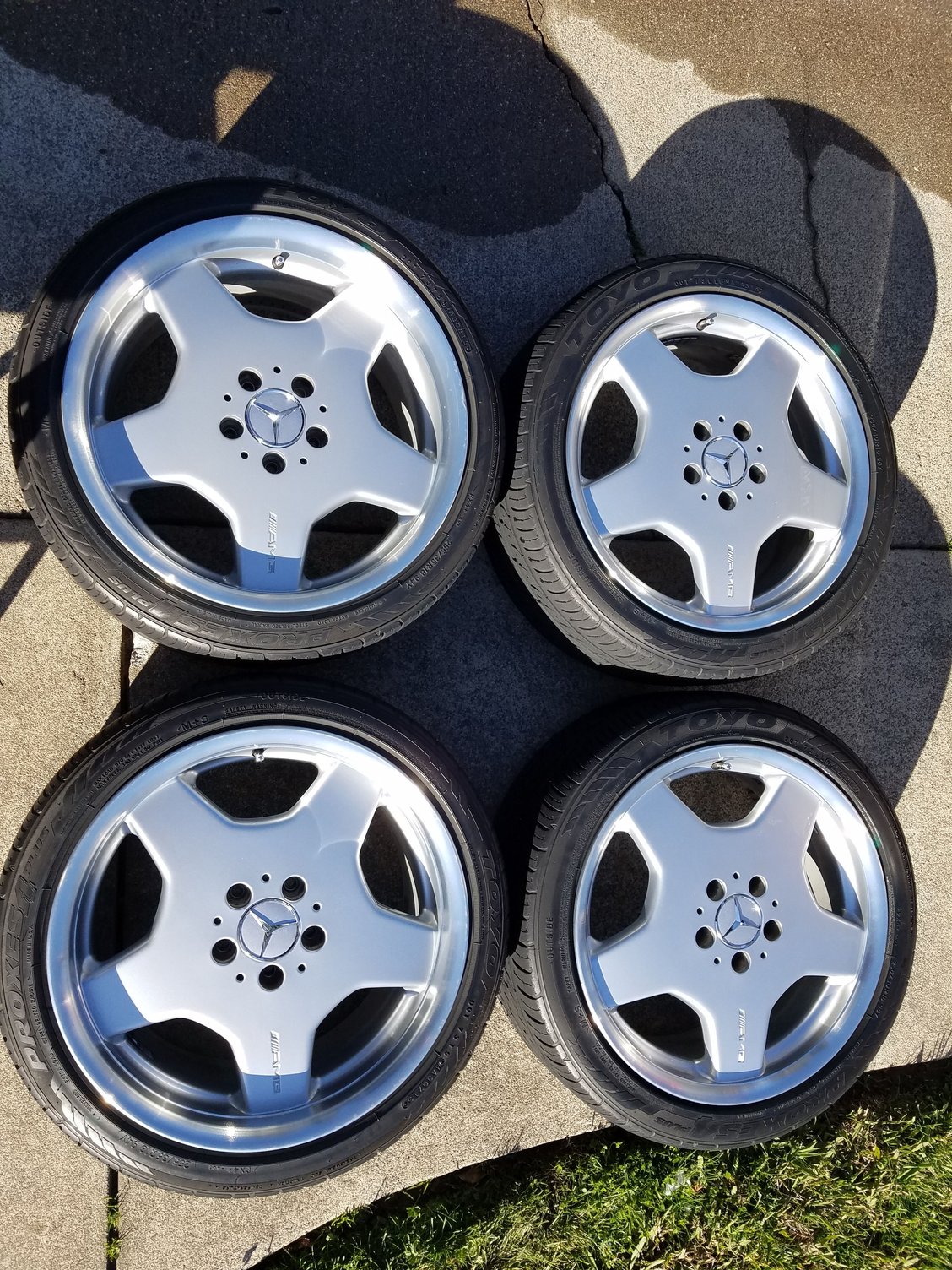 Wheels and Tires/Axles - 18" STAGGERED AMG MONOBLOCKS - Used - All Years Mercedes-Benz All Models - Sacramento, CA 95821, United States