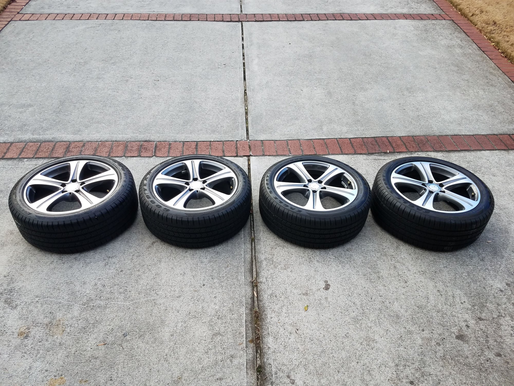 Wheels and Tires/Axles - Mercedes 8Jx18" Inch Original W213 E300 E-Class OEM Wheels/Tires A2134011400 Goodyear - Used - 2017 to 2018 Mercedes-Benz E300 - Decatur, GA 30033, United States