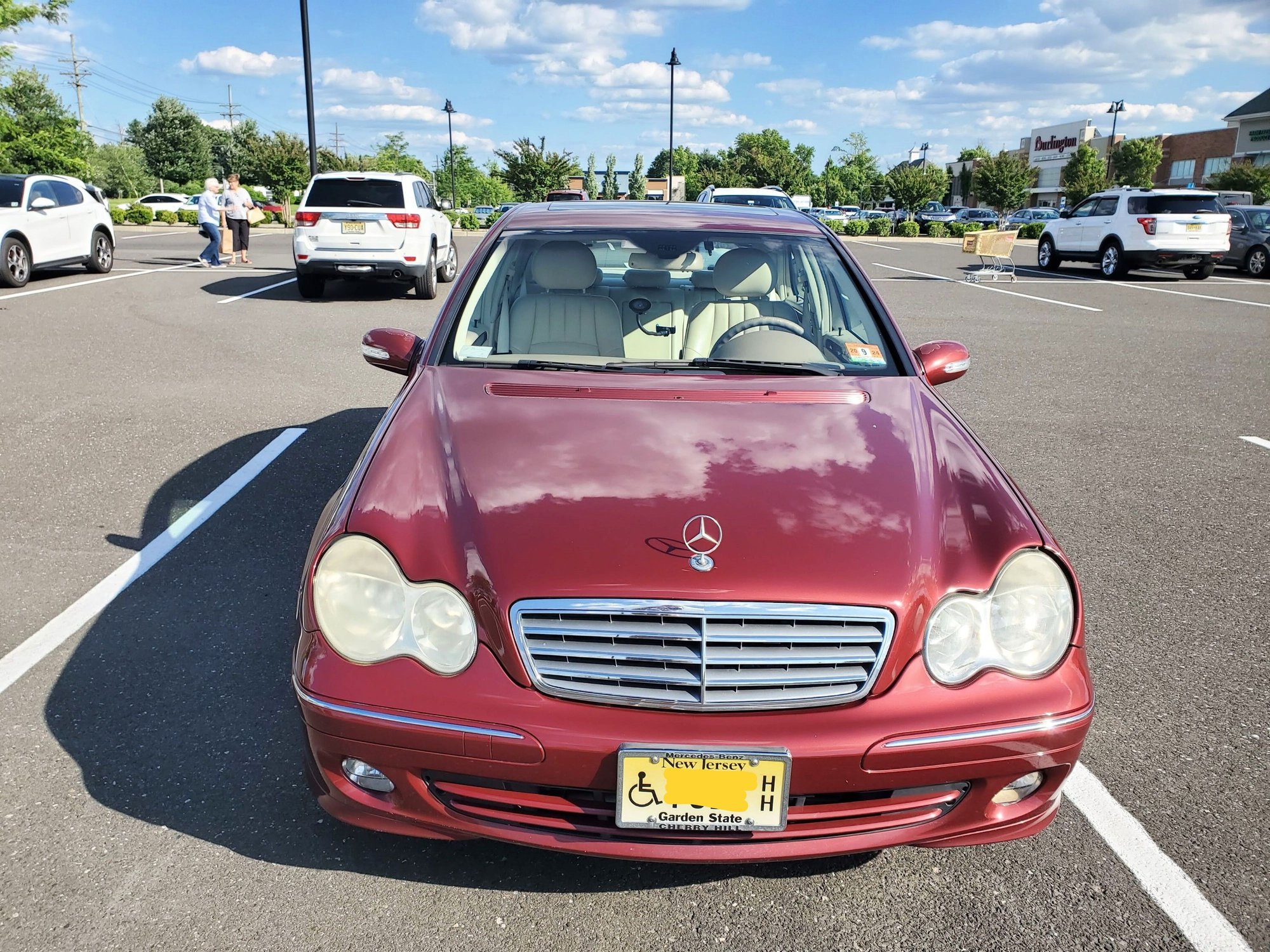 2005 Mercedes-Benz C240 - Well kept real treasure! - Used - VIN WDBRF81J75F658459 - 122,000 Miles - 6 cyl - AWD - Automatic - Sedan - Red - Voorhees, NJ 08043, United States