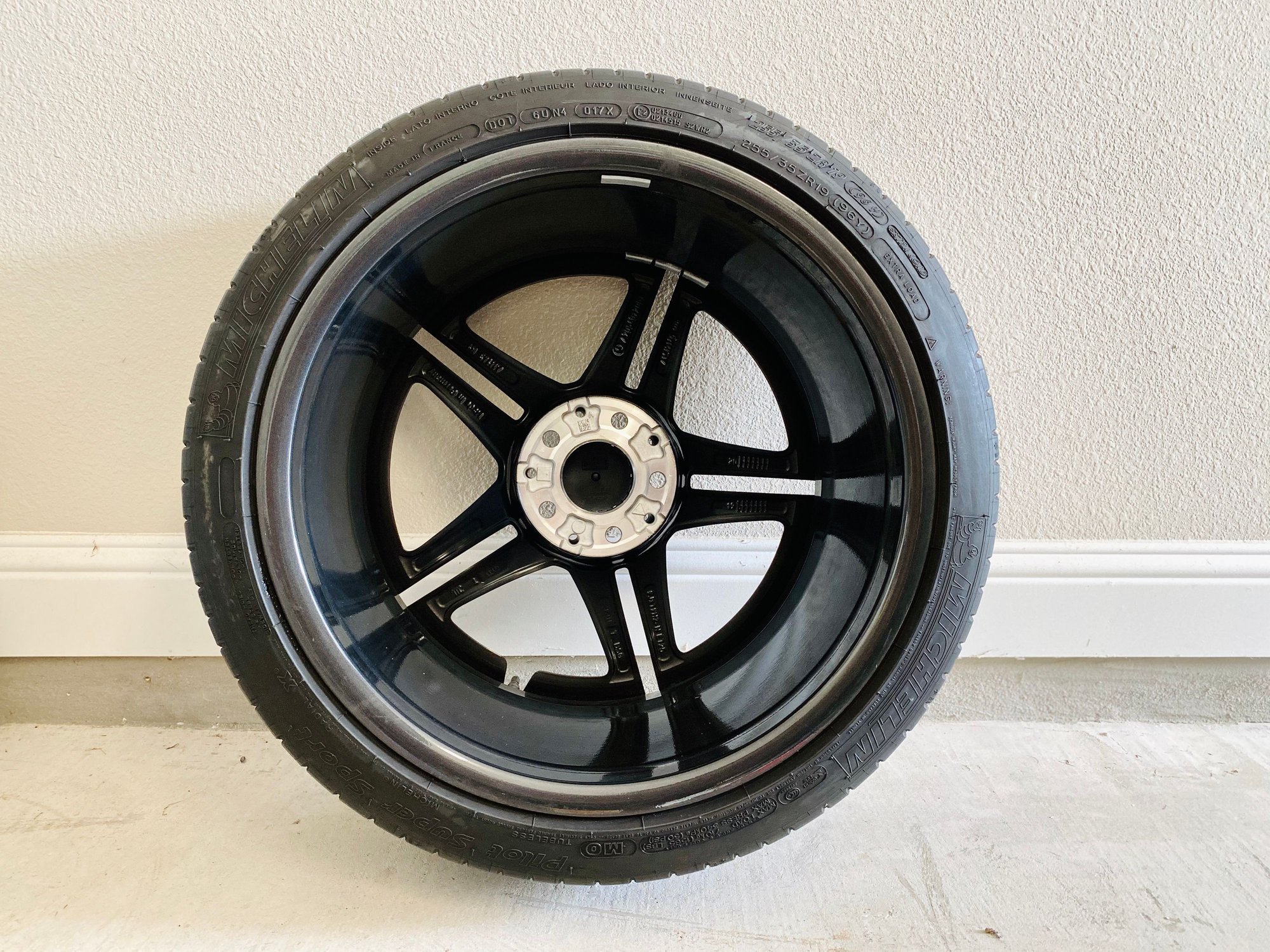 Wheels and Tires/Axles - OEM 2019 AMG C63S 5-Spoke Wheels with Michelin PSS Tires - New - 2019 to 2020 Mercedes-Benz C63 AMG S - Austin, TX 78739, United States