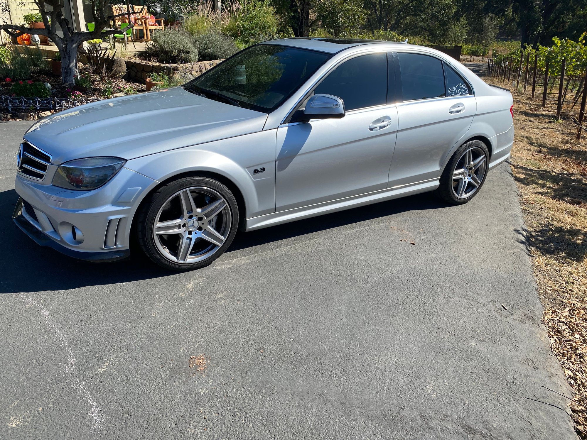 2009 Mercedes-Benz C63 AMG - 2009 C63 P30 - Used - VIN WDDGF77X29F265902 - 76,300 Miles - 8 cyl - 2WD - Automatic - Sedan - Silver - Napa, CA 94559, United States
