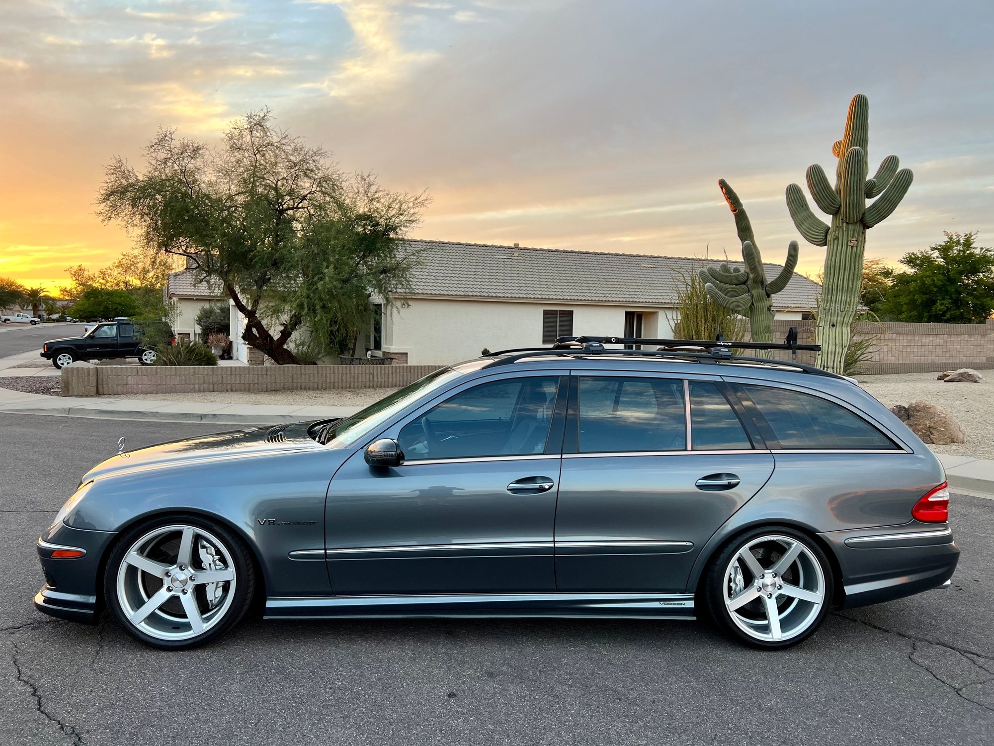 2005 Mercedes-Benz E55 AMG - 2005 E55 AMG Wagon - Used - VIN WDBUH76J65A756516 - 136,100 Miles - 8 cyl - 2WD - Automatic - Wagon - Gray - Phoenix, AZ 85050, United States