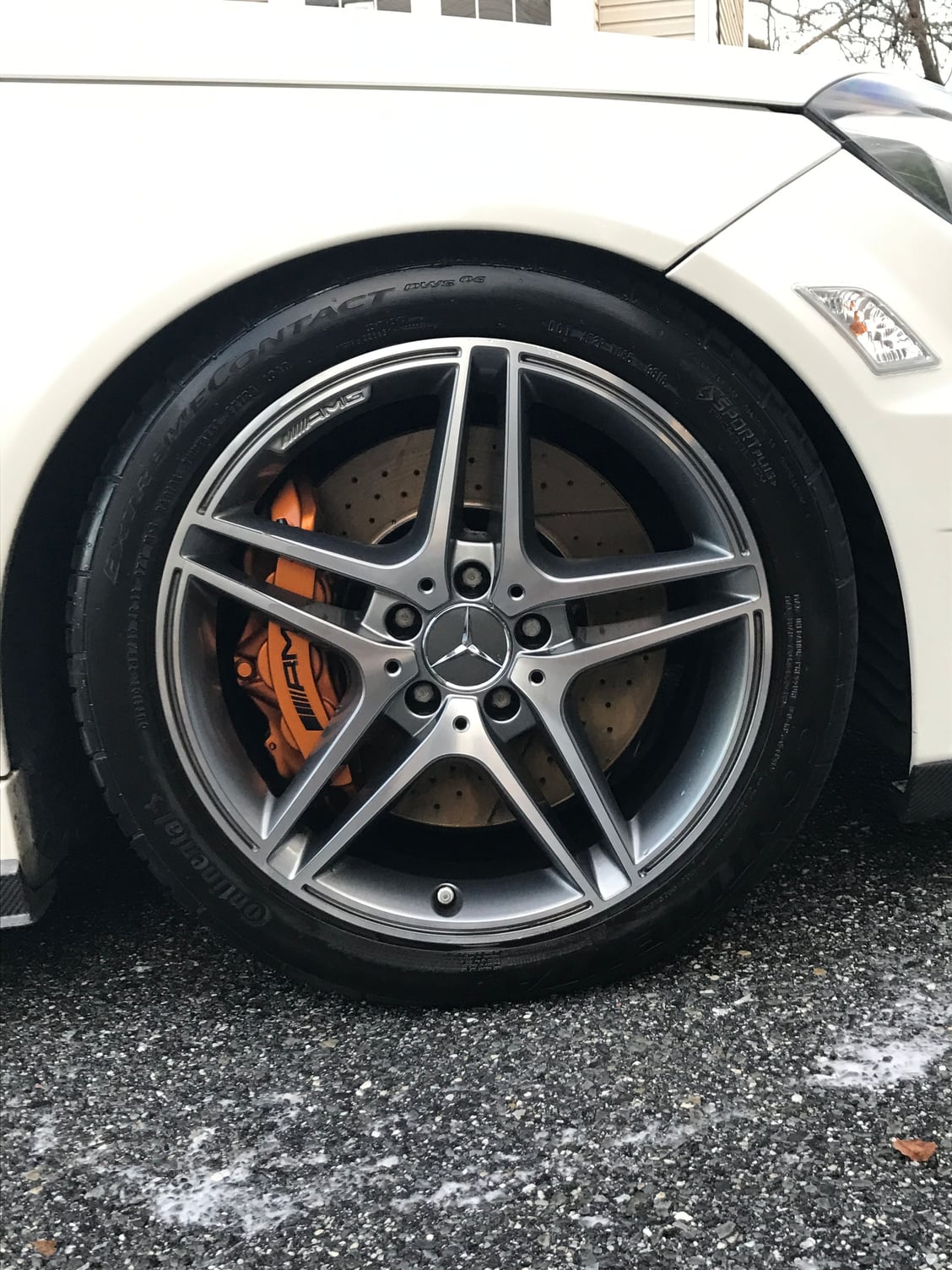 Wheels and Tires/Axles - 18" OEM AMG Wheels with Conti DWS06 and TPMS - Used - 2012 to 2015 Mercedes-Benz C63 AMG - Rockville, MD 20855, United States