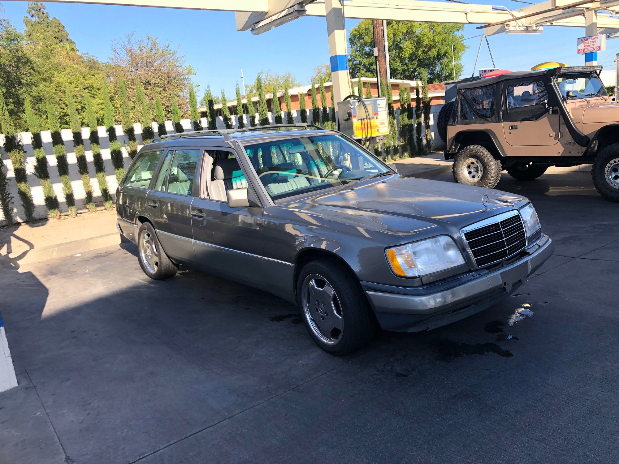 1994 Mercedes-Benz E320 - S124 E320 wagon for sale - Used - VIN Wdbea92e1rf287082 - 248,000 Miles - 6 cyl - Automatic - Wagon - Gray - Cypress, CA 90630, United States