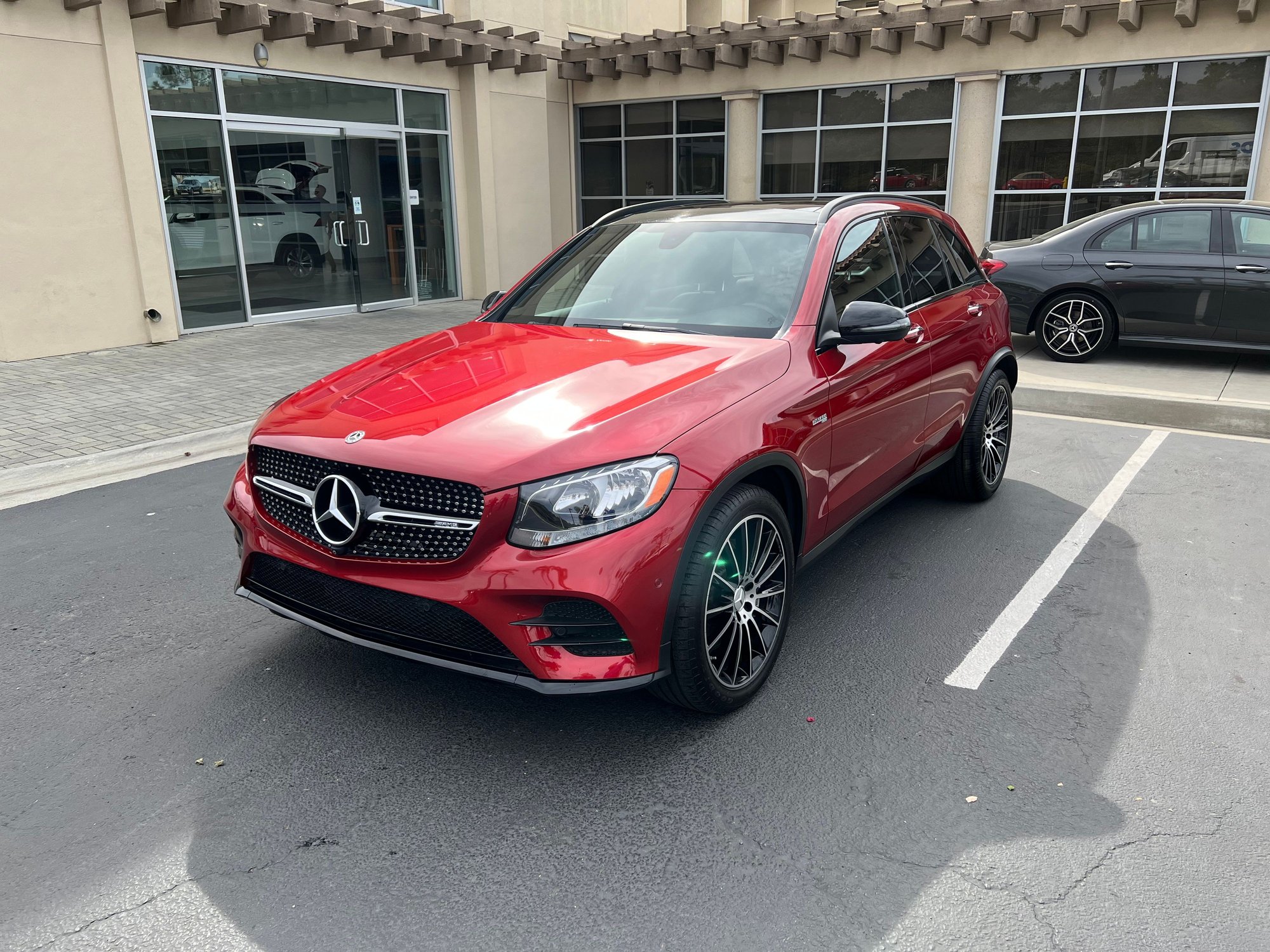 2018 Mercedes-Benz GLC43 AMG - CPO 2018 GLC43 (SoCal) - Used - VIN WDC0G6EB5JF355103 - 76,500 Miles - 6 cyl - AWD - Automatic - SUV - Red - San Diego, CA 92122, United States