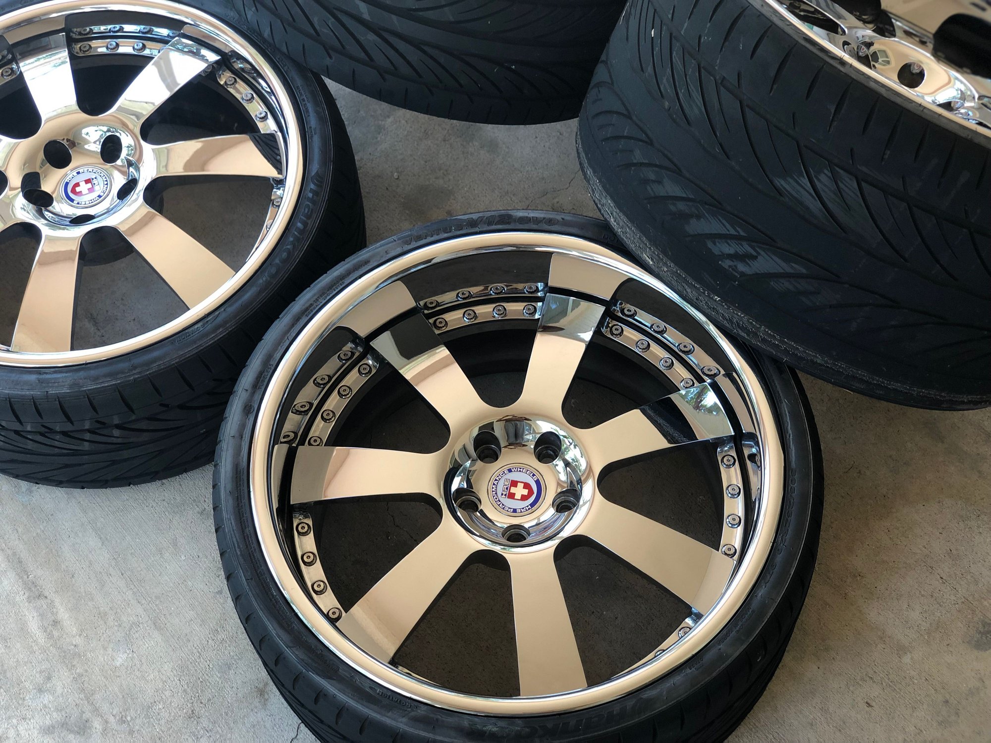 Wheels and Tires/Axles - For Sale 20inch Chrome HRE wheels - Used - 2006 to 2009 Mercedes-Benz CLS550 - Cape Coral, FL 33991, United States