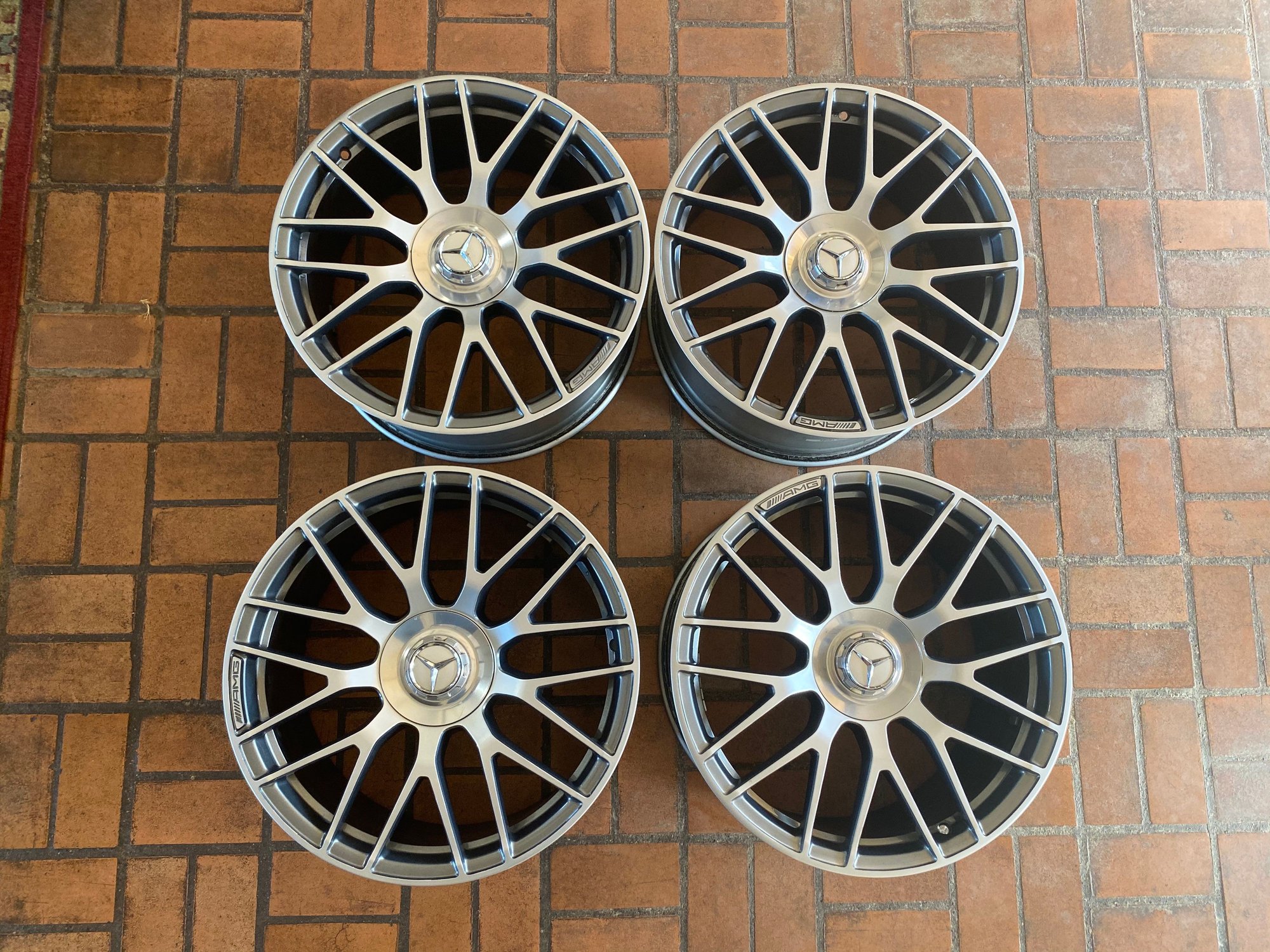 Wheels and Tires/Axles - 19' OEM W205 C63 Sedan Wheels - Used - 2015 to 2020 Mercedes-Benz C63 AMG S - Dallas, TX 75080, United States
