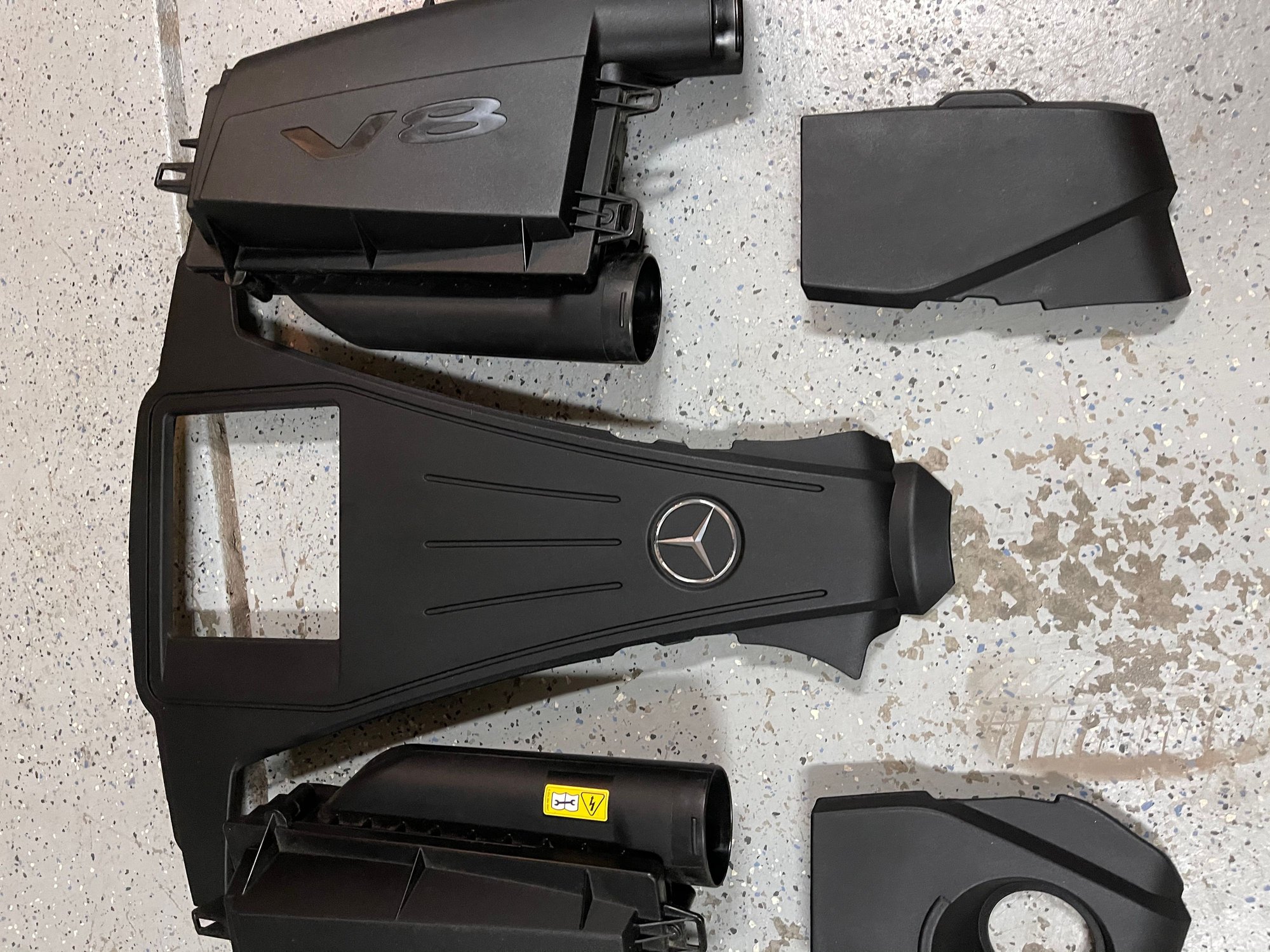 Engine - Intake/Fuel - M278 4.7 biturbo V8 airboxes and engine cover with new filters- $200 + shipping - Used - 2012 to 2020 Mercedes-Benz All Models - Aurora, CO 80016, United States