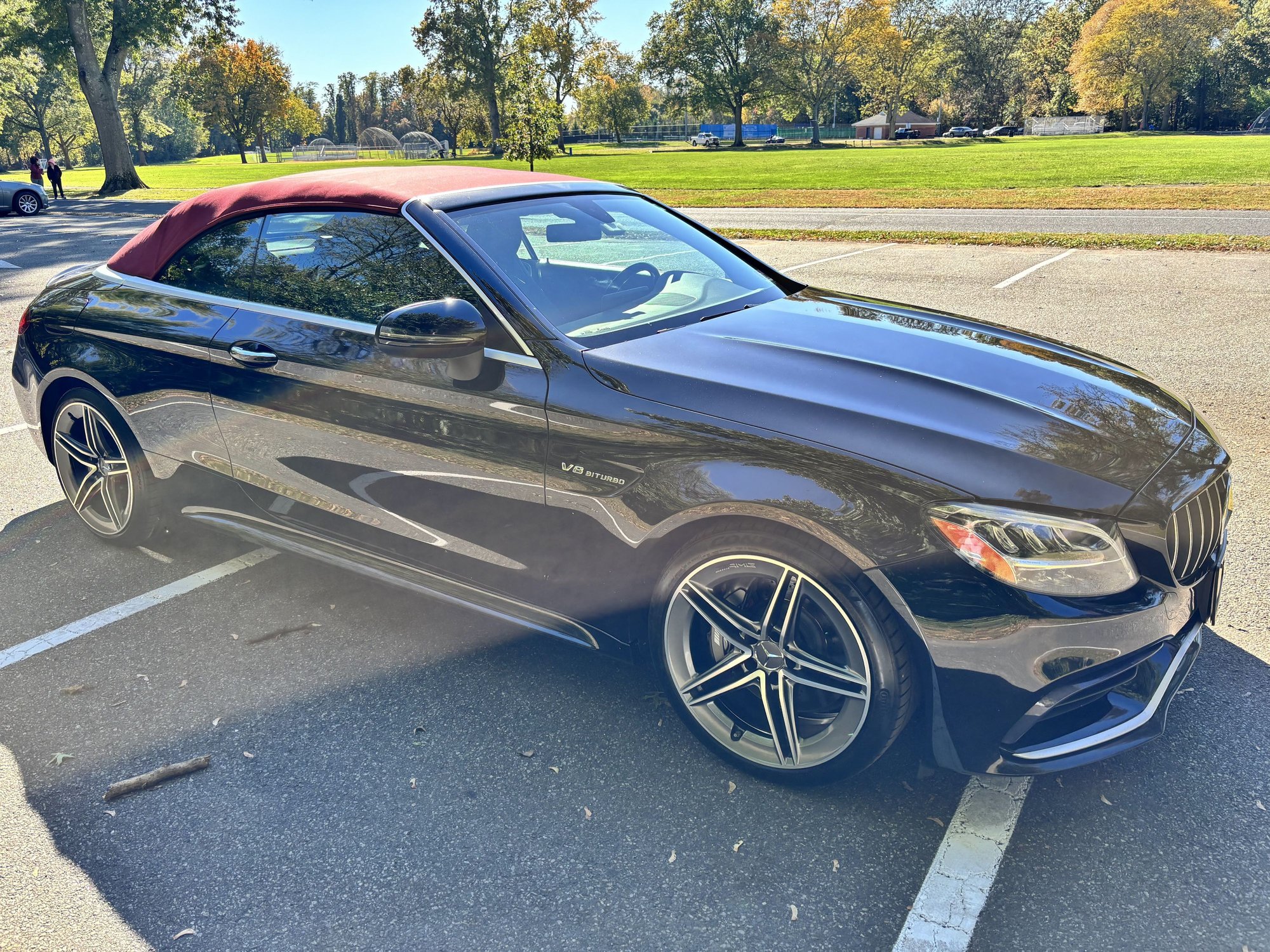 2019 Mercedes-Benz C63 AMG - For sale: 2019 C63 convertible, red on black, ~46,500 miles, everything works as new - Used - VIN WDDWK8GB7KF830409 - 46,500 Miles - 8 cyl - 2WD - Automatic - Convertible - Black - Summit, NJ 07901, United States