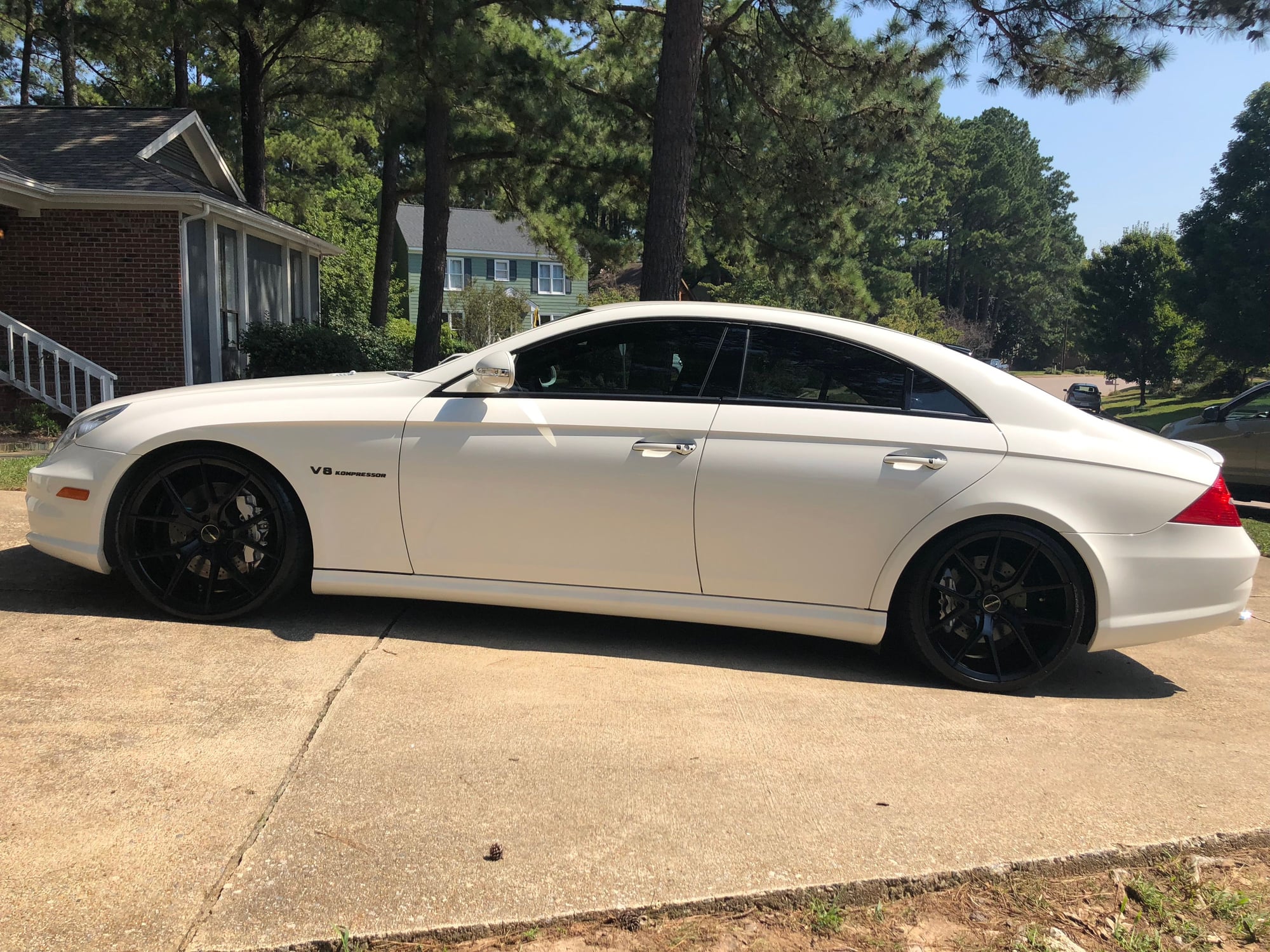 2006 Mercedes-Benz CLS55 AMG - 2006 Mercedes CLS55 AMG White in excellent condition and low miles - Used - VIN WDDDJ76XX6A016825 - 68,000 Miles - 8 cyl - 2WD - Automatic - Sedan - White - Raleigh, NC 27615, United States