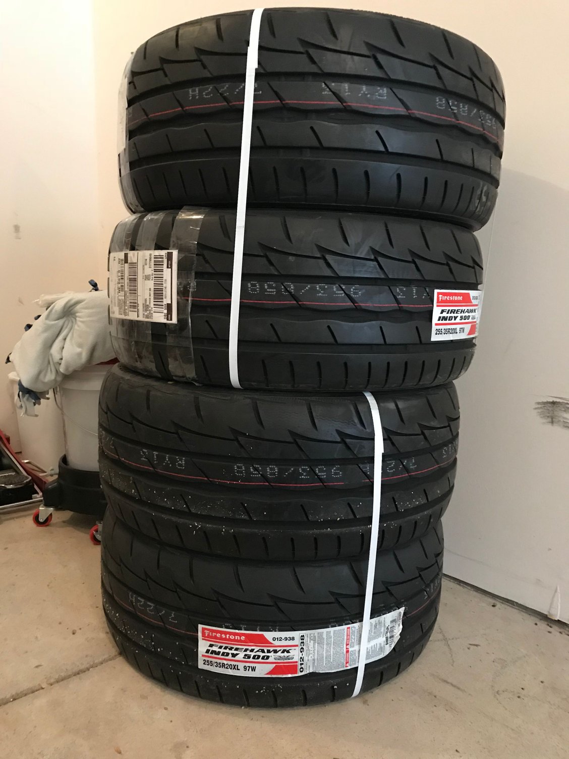 Wheels and Tires/Axles - 255/35/20 Firestone Firehawk Indy 500 tires - New - Omaha, NE 68130, United States