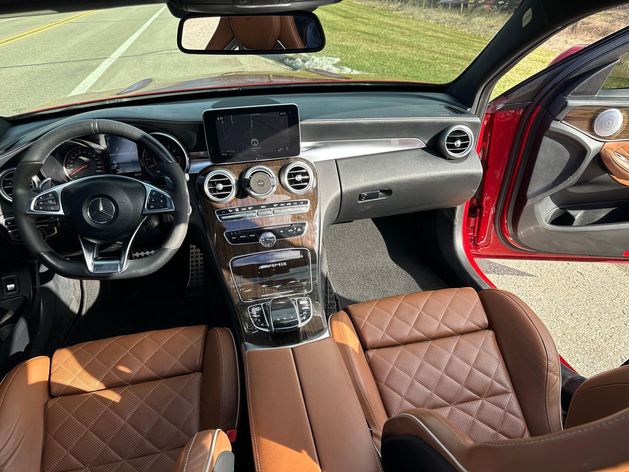 2017 Mercedes-Benz C63 AMG S - 2017 Mercedes Benz c63S AMG stage 2 PTG tuned rare color combo - Used - VIN 55SWF8HB0HU187460 - 33,000 Miles - 8 cyl - Red - Rochester Hills Michigan, MI 48307, United States