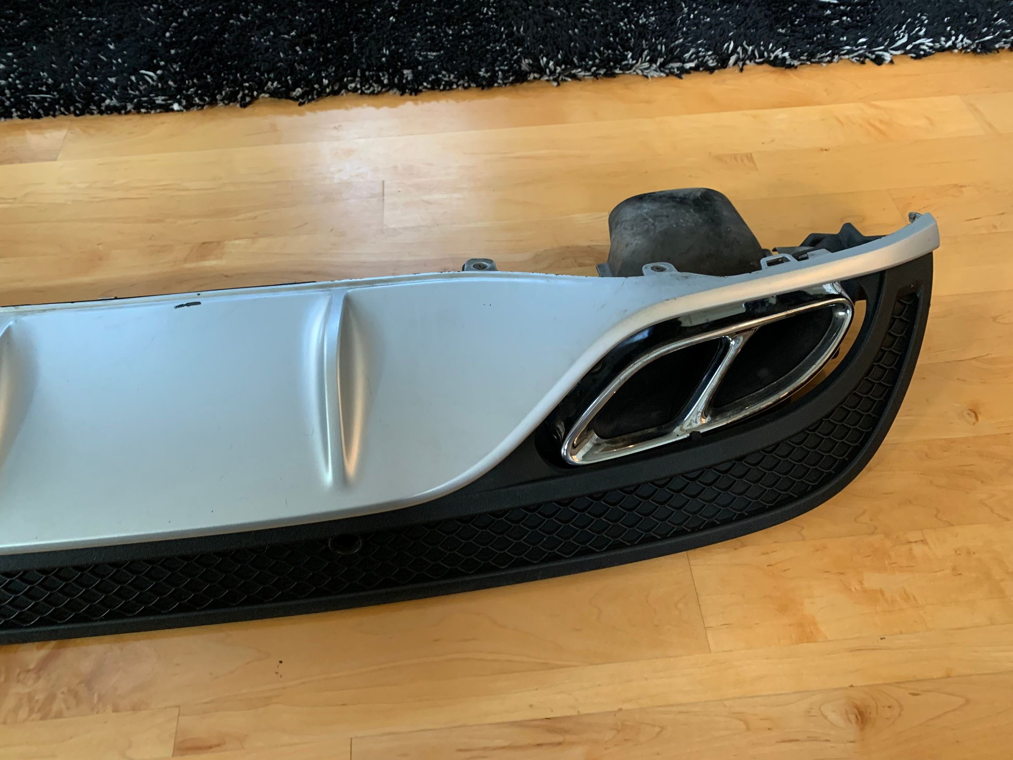 Exterior Body Parts - OEM Rear Bumper Diffuser + Exhaust Tips from C450 AMG - Used - 2015 to 2018 Mercedes-Benz C-Class - Snohomish, WA 98296, United States