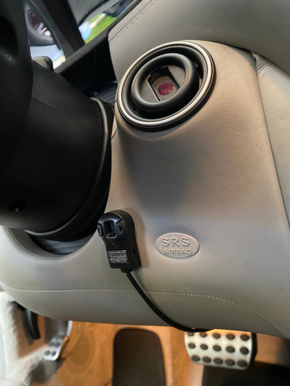 Where I ended up putting the sprint booster controller. Very convenient and stealth 