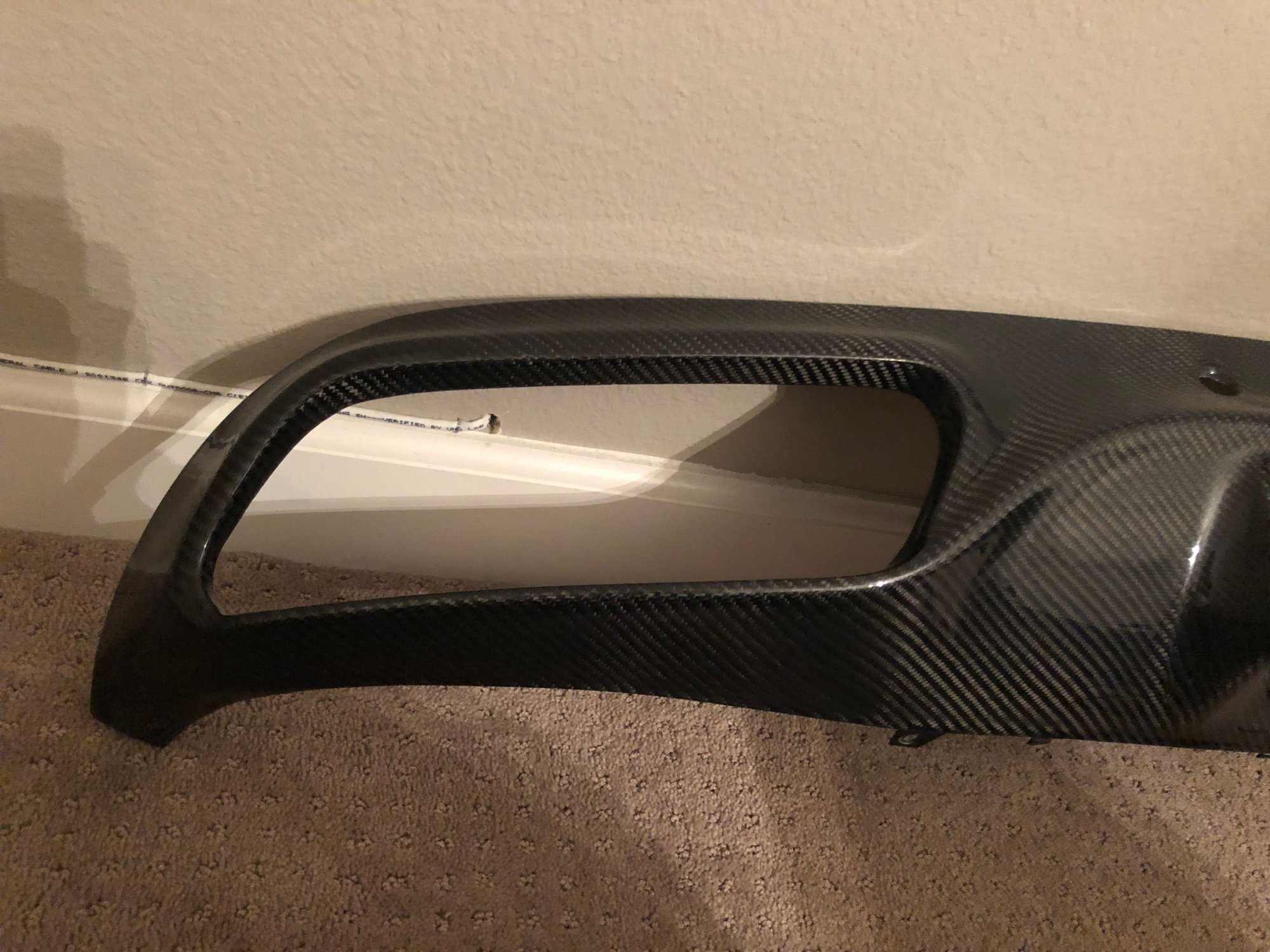 Exterior Body Parts - C63S Coupe OEM Style Rear Diffuser - Used - 2017 to 2018 Mercedes-Benz C63 AMG S - Lake Forest, CA 92630, United States