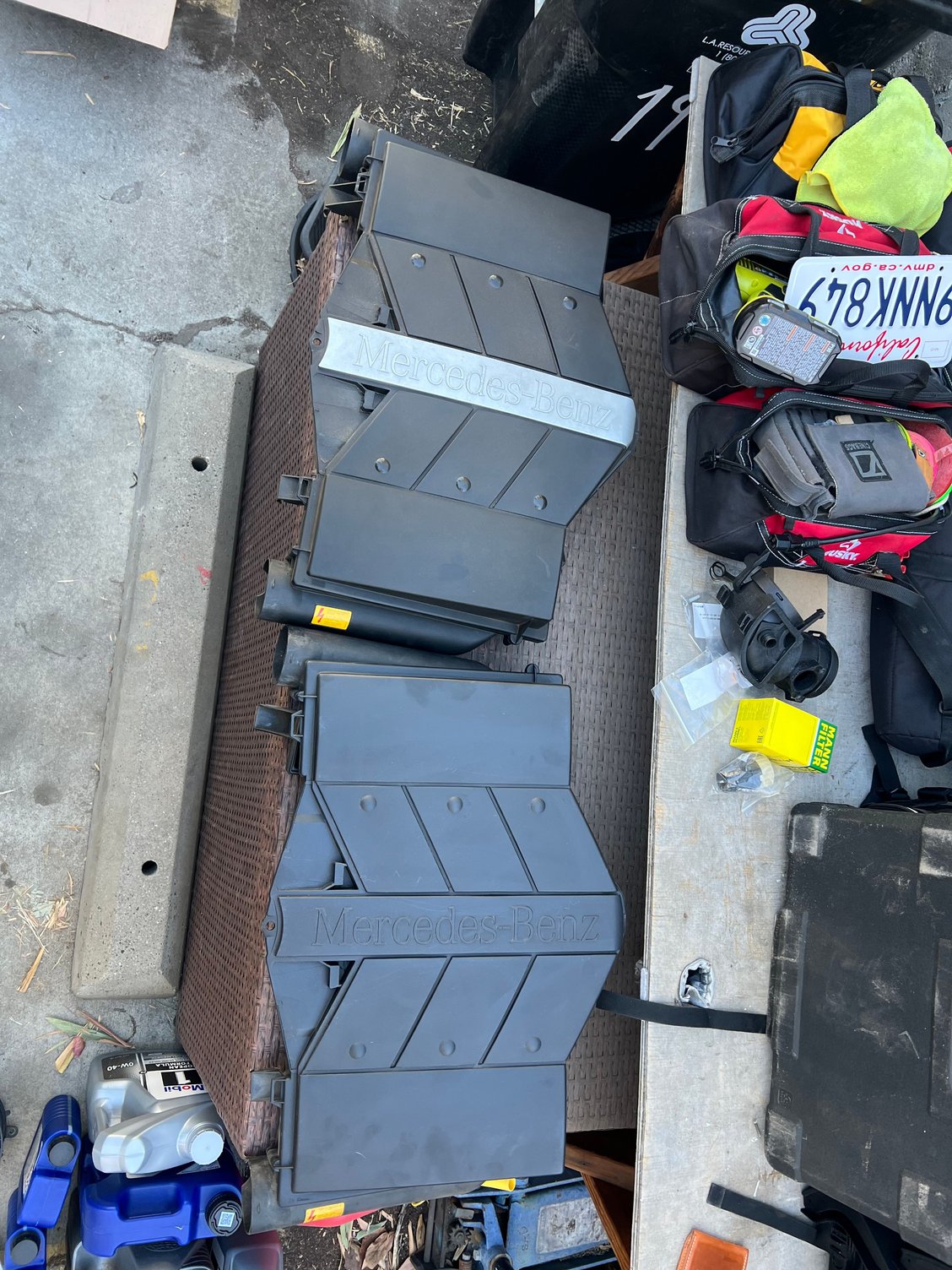 New blacked out box