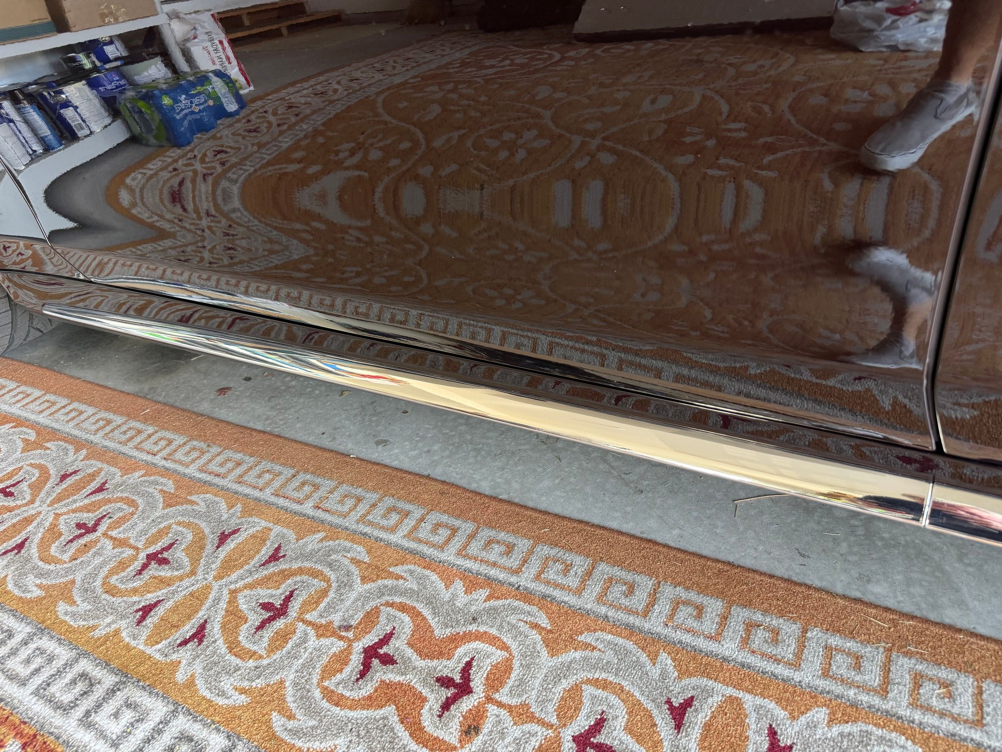 Front of trim piece 