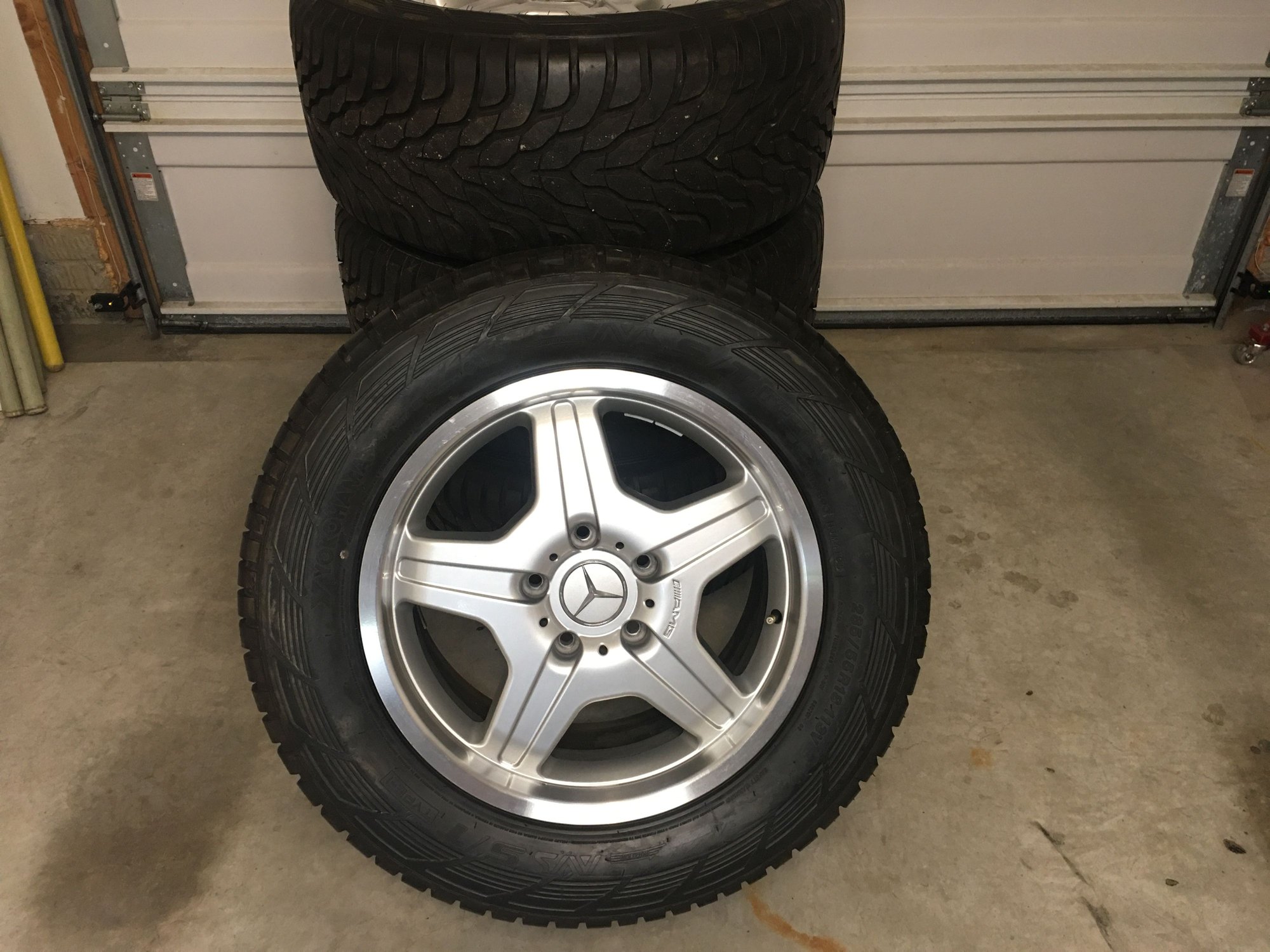 Wheels and Tires/Axles - G55 AMG Wheels, 18" X 9.5" with Yokohama AVS S/T 285/55 R18 Tires - Used - 1990 to 2018 Mercedes-Benz G55 AMG - Columbia, MD 21044, United States