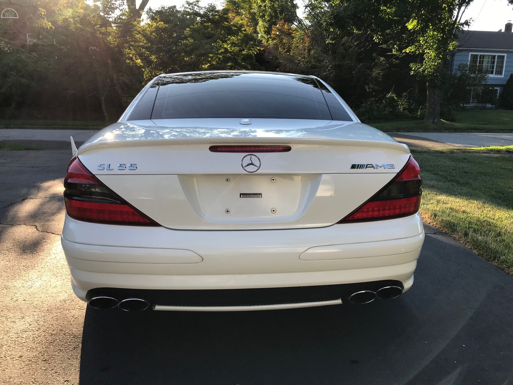 2005 Mercedes-Benz SL55 AMG - 2005 Mercedes-Benz SL55 AMG -24,000 miles -Like New - Obsessively Maintained -$43,000 - Used - VIN WDBSK74F55F094714 - 8 cyl - 2WD - Automatic - Convertible - White - Fairfield, CT 06824, United States